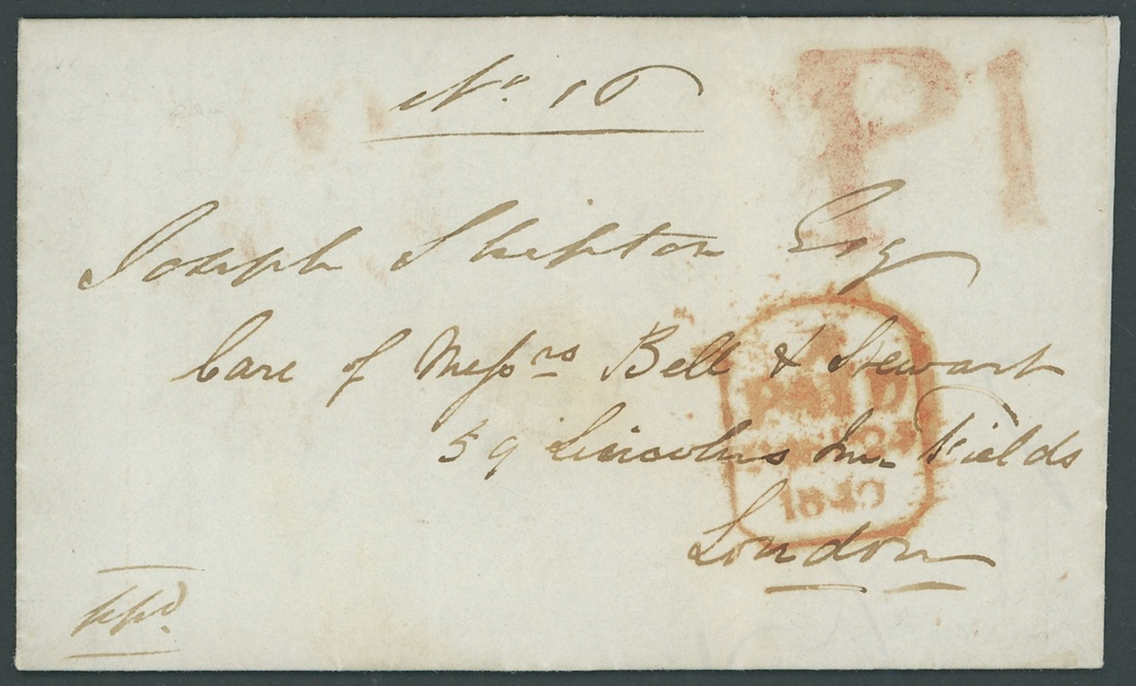 Great Britain Postal History 1840-49, collection of fifteen entires/entire