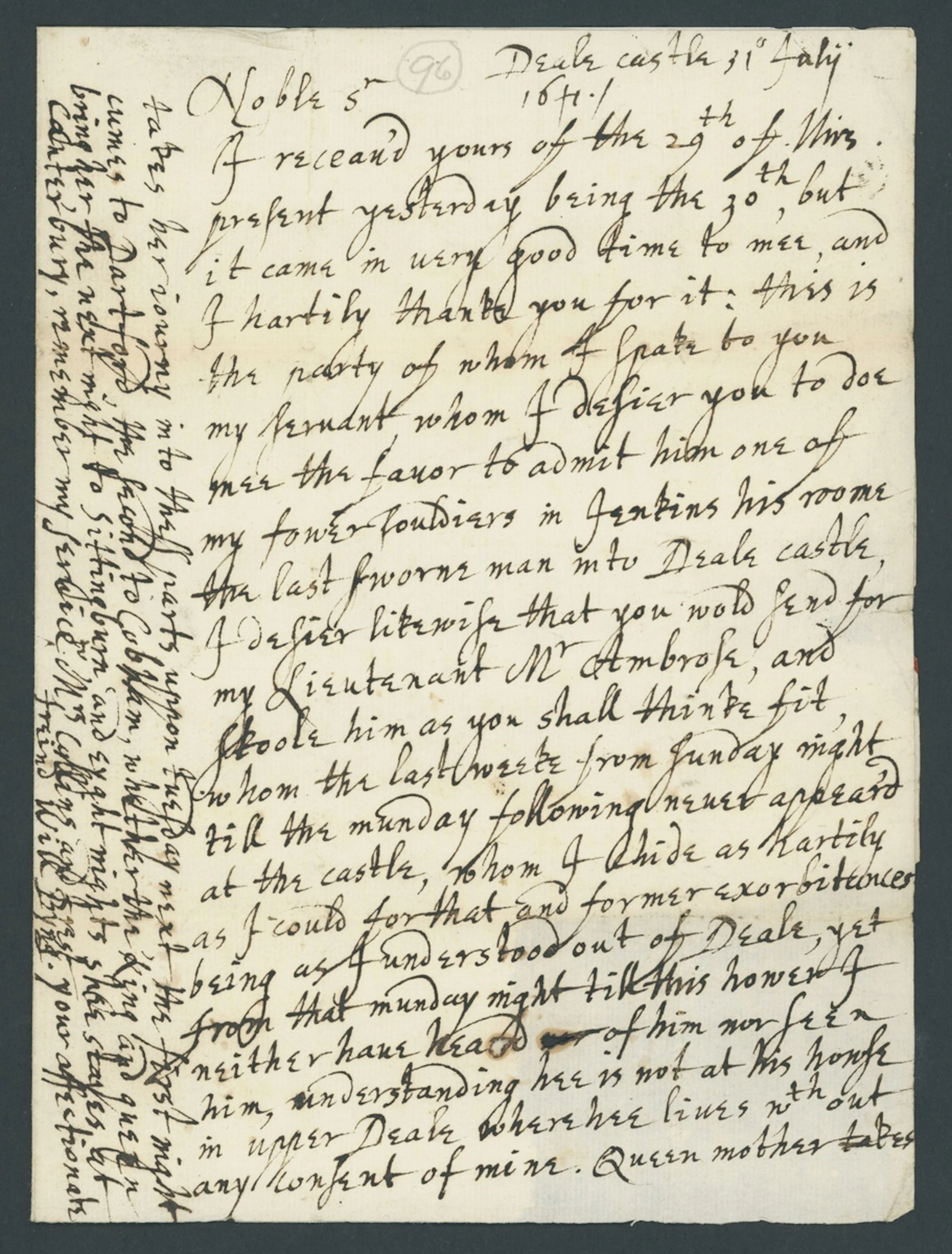 The Balance of the Collection - Royalists 1641-1678/9 a selection