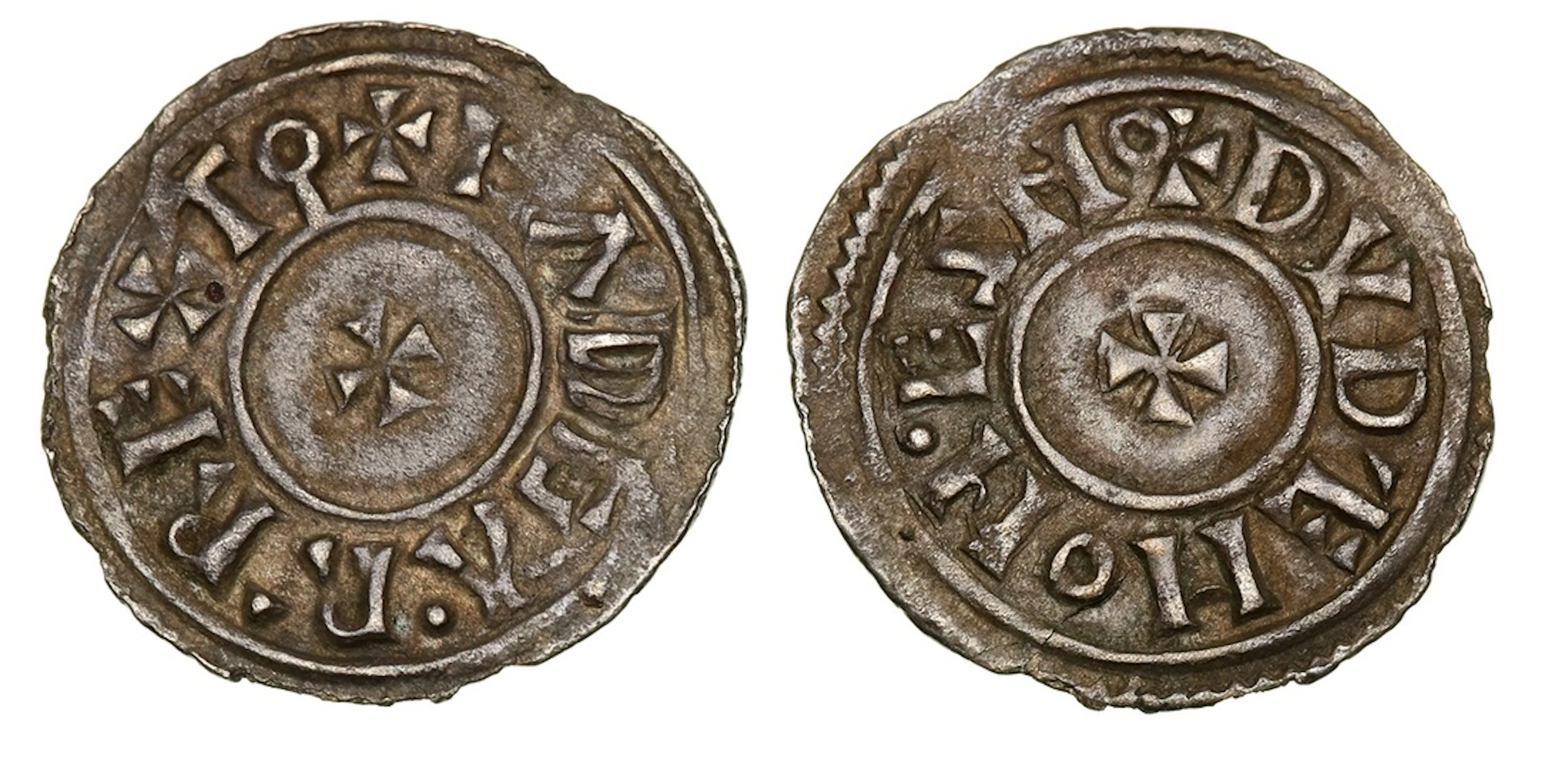 Eadgar (959-975), Circumscription Cross, "Midlands Group" Penny, Dudeman
