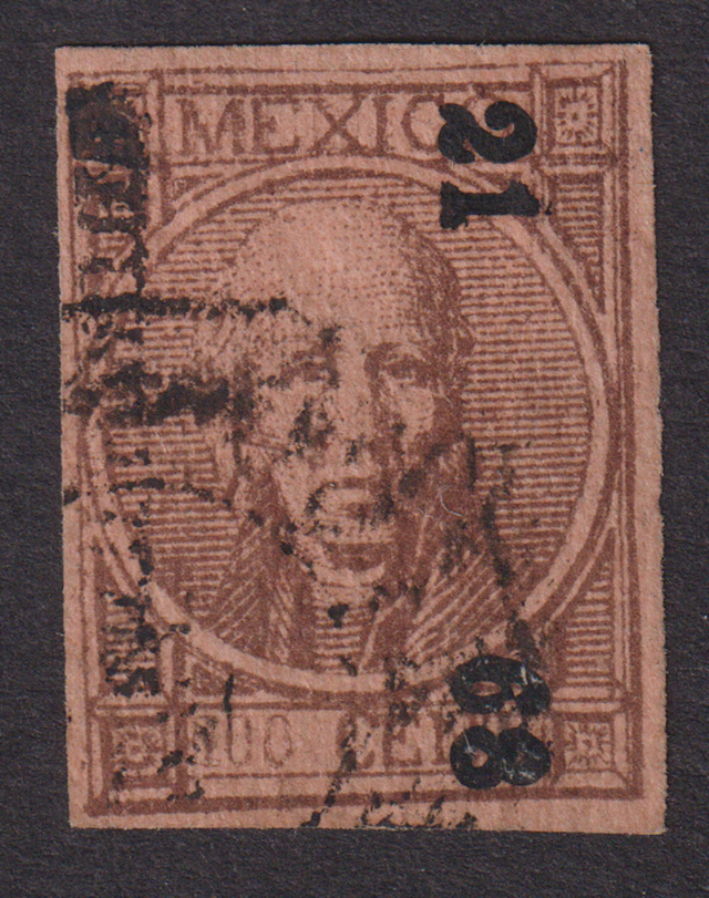 Mexico 1868 "Hidalgos" Issue Chihuahua. 1868, "Hidalgos" ("Thin Figures")