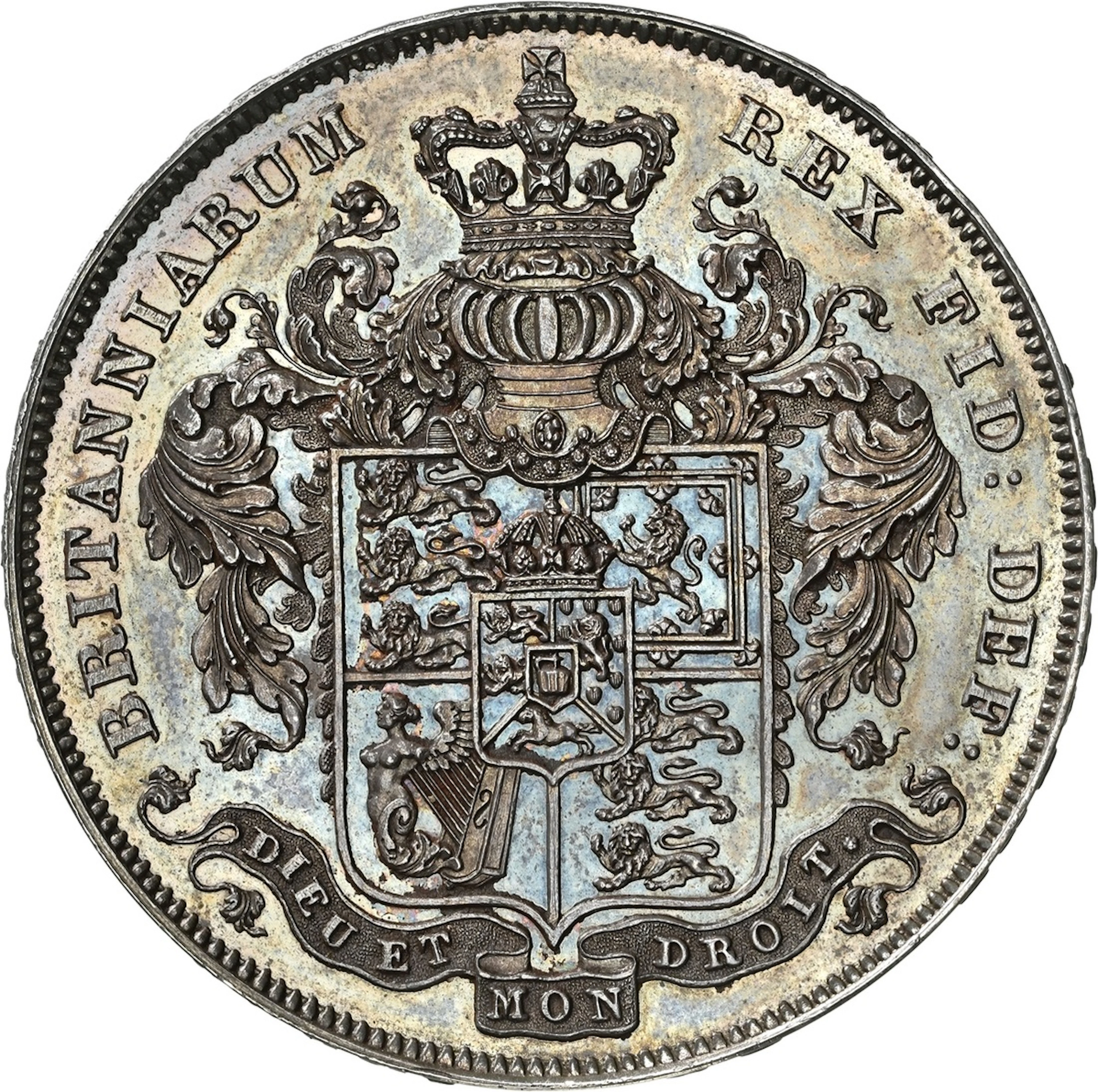 NGC PF63 | George IV (1820-1830), Pattern Proof Crown, 1826 SEPTIMO
