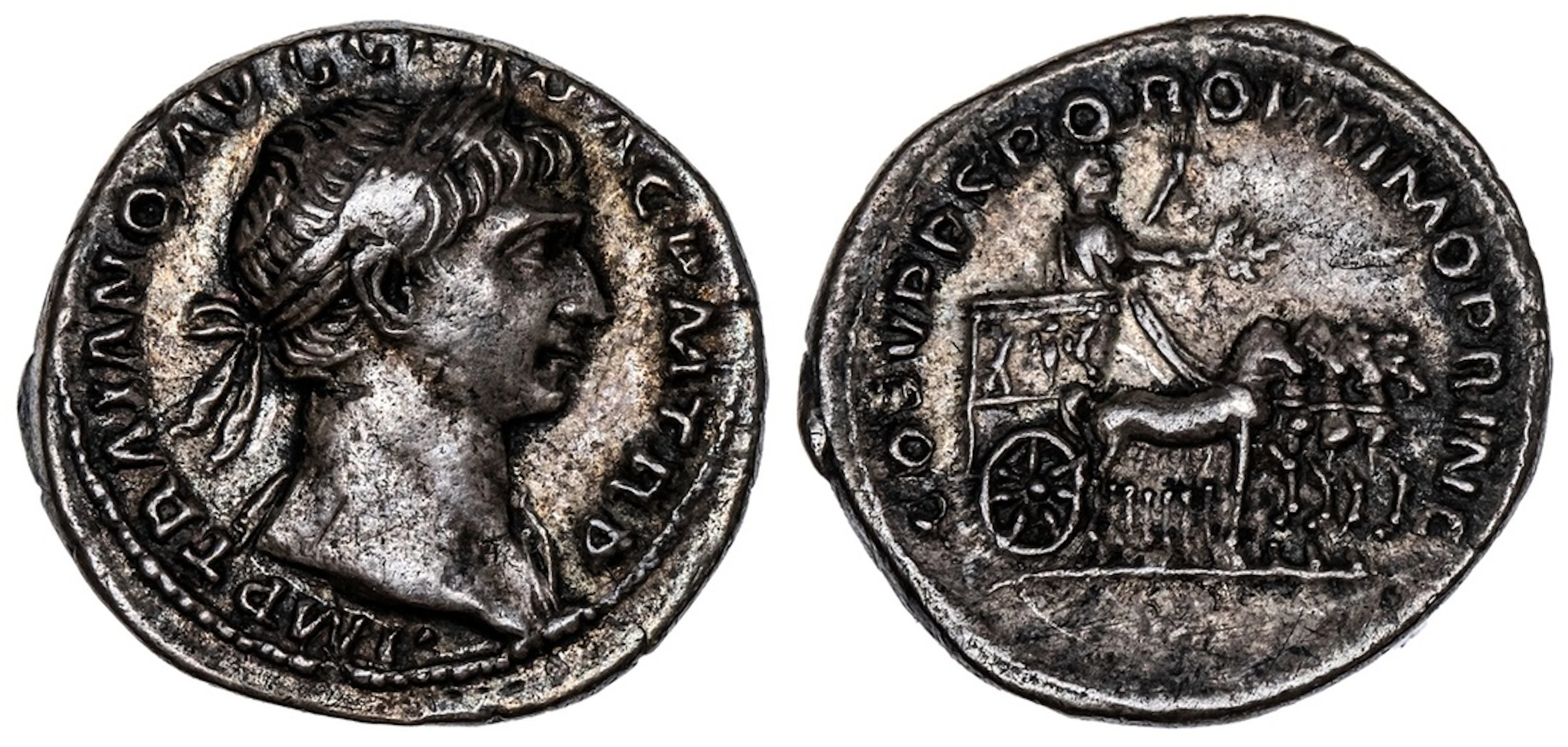 Roman Empire, Trajan (AD 98-117), AR Denarius, struck 103-111, IMP