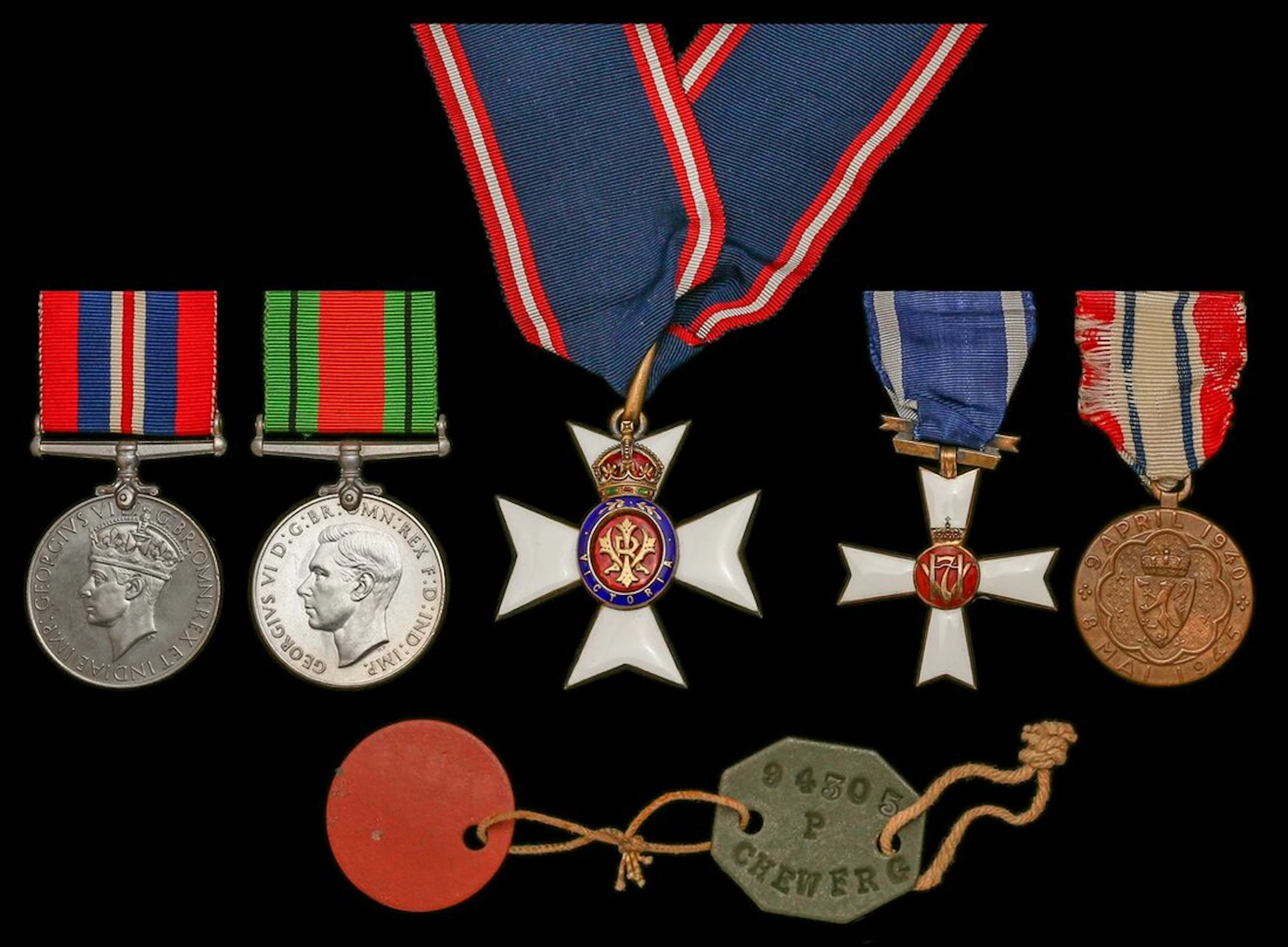 The C.V.O. group of five awarded to Lieutenant-Colonel F. R. G. Chew