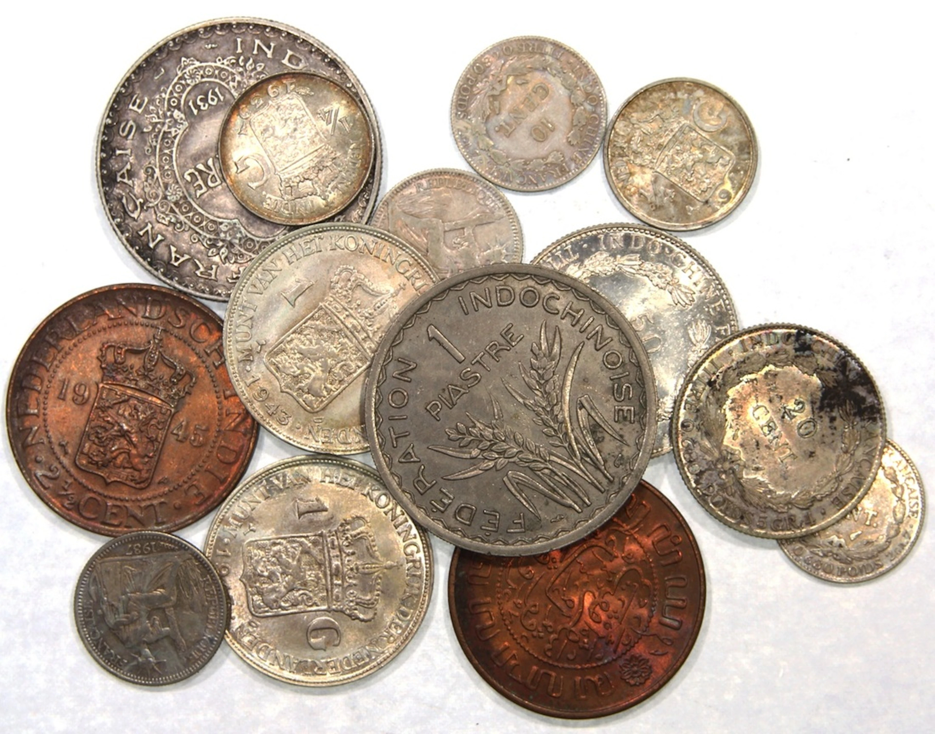French Indo China and Netherlands Indies, a group of 15x, including