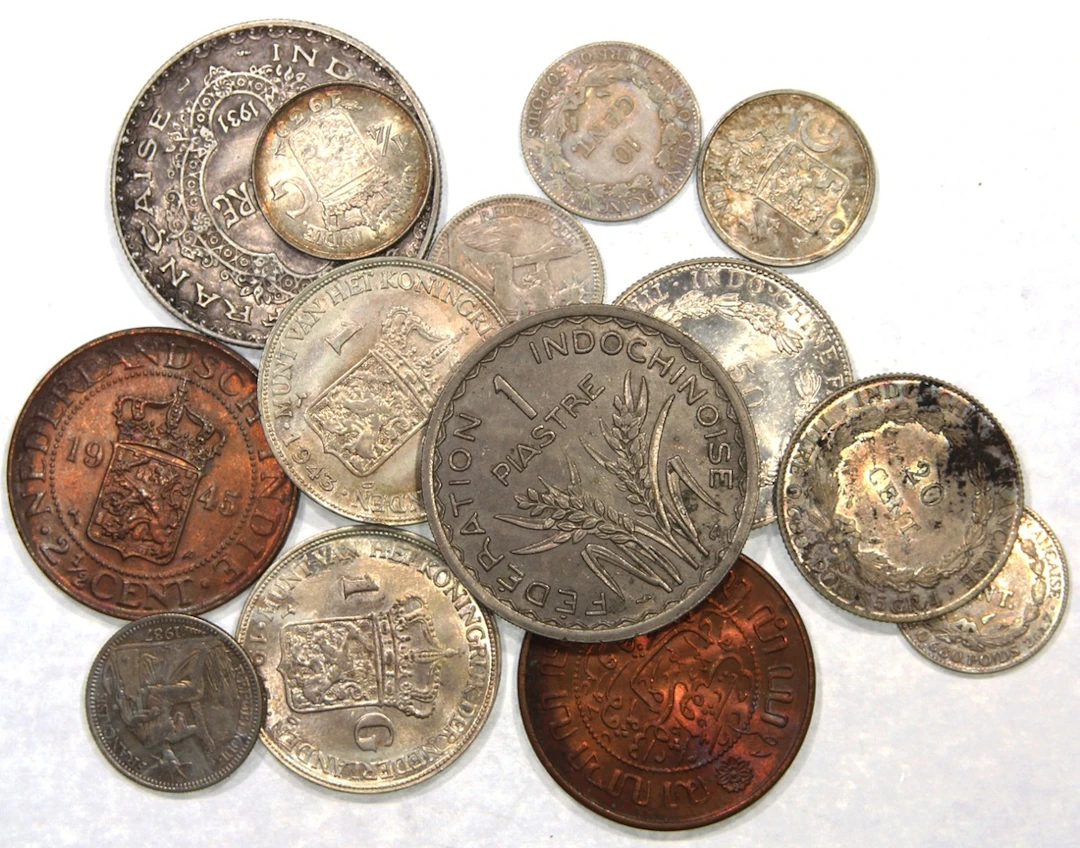 French Indo China and Netherlands Indies, a group of 15x, including