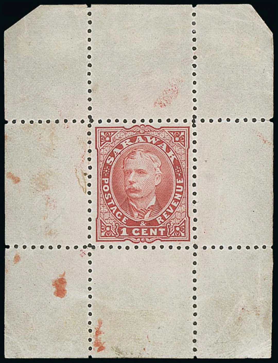 Sarawak 1895 Perkins Bacon Issue 1c. Perforated Proofs The following
