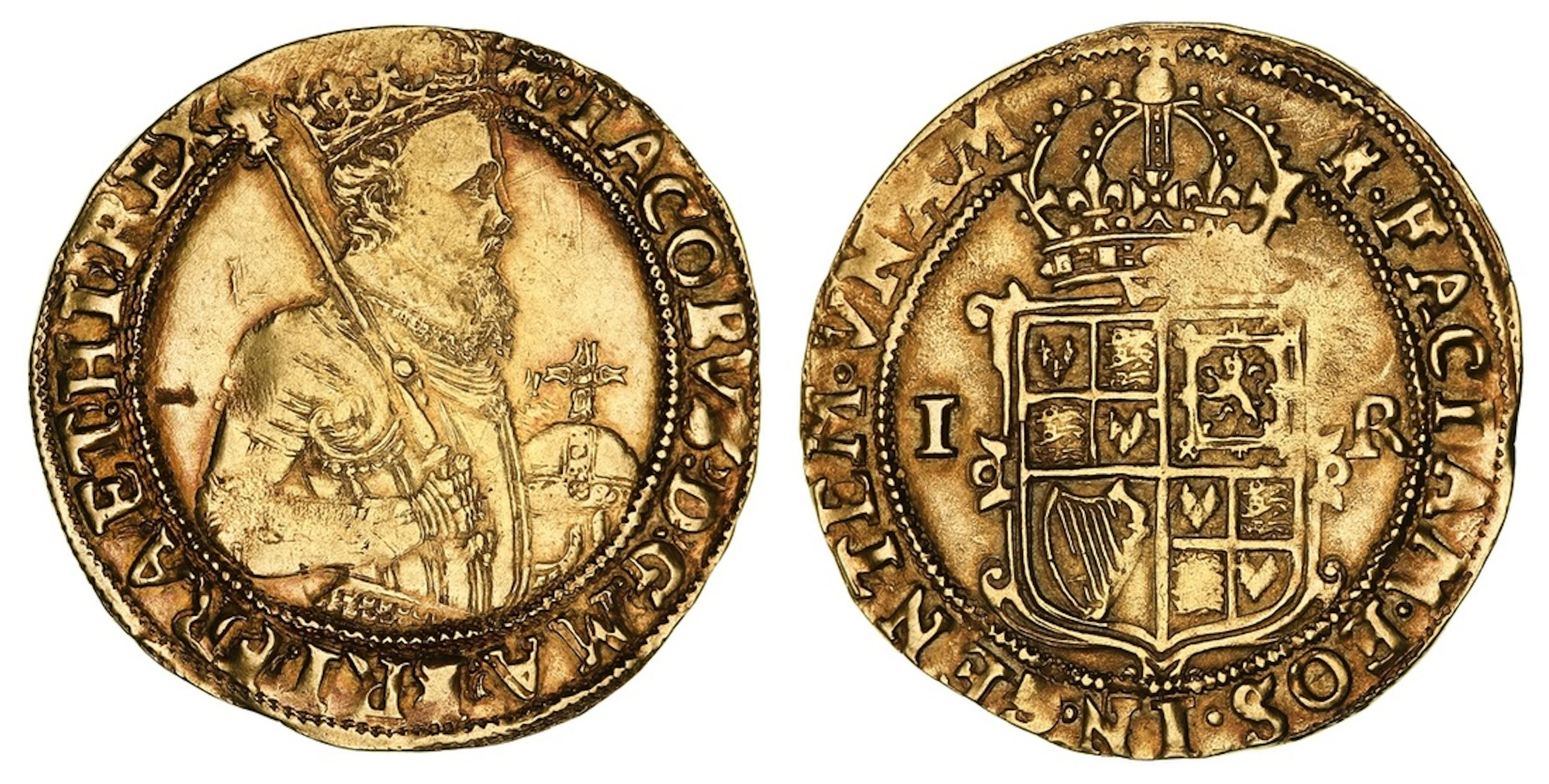 James I (1603-1625), Second Coinage, Unite, 1612-1613, Tower (London)