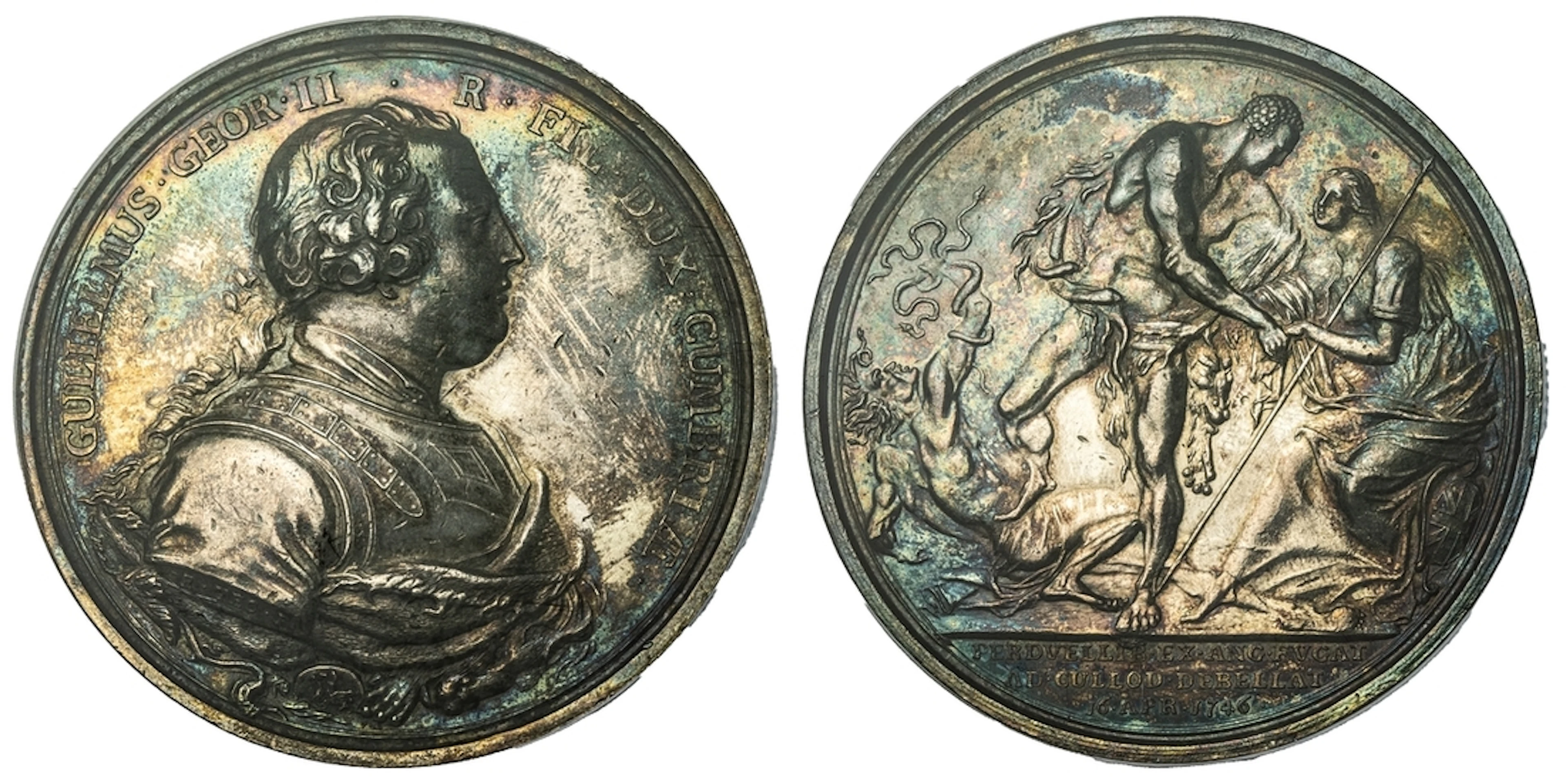 NGC MS61 | *Top Pop* | Battle of Culloden, AR Medal, 1746, by R. Yeo
