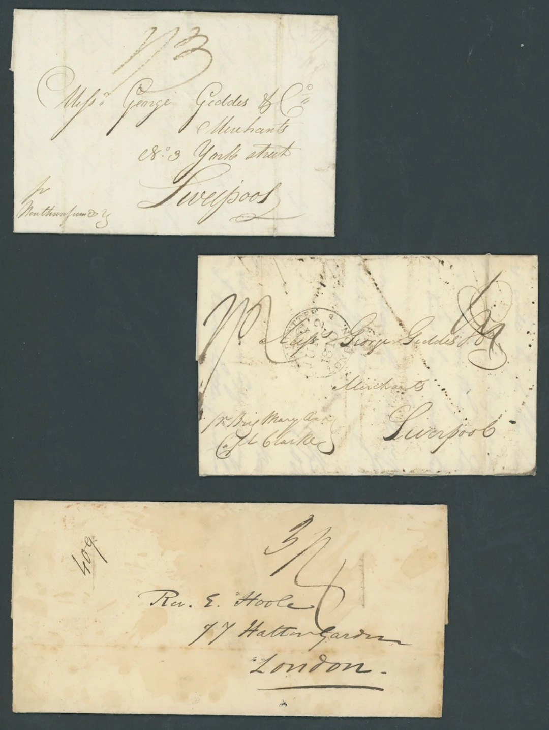 Great Britain Postal History 1809 (15 June), entire letter from St.