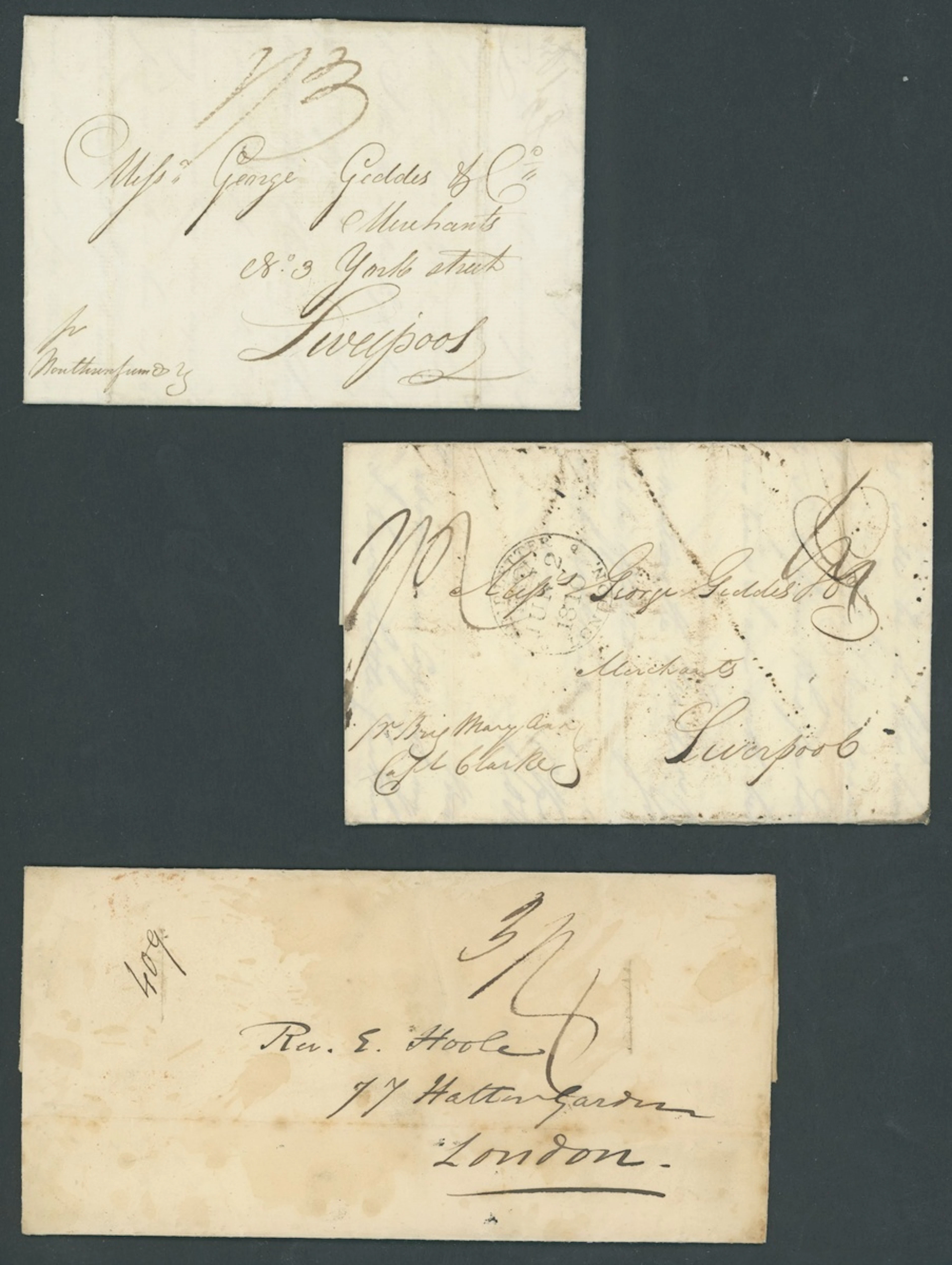 Great Britain Postal History 1809 (15 June), entire letter from St.