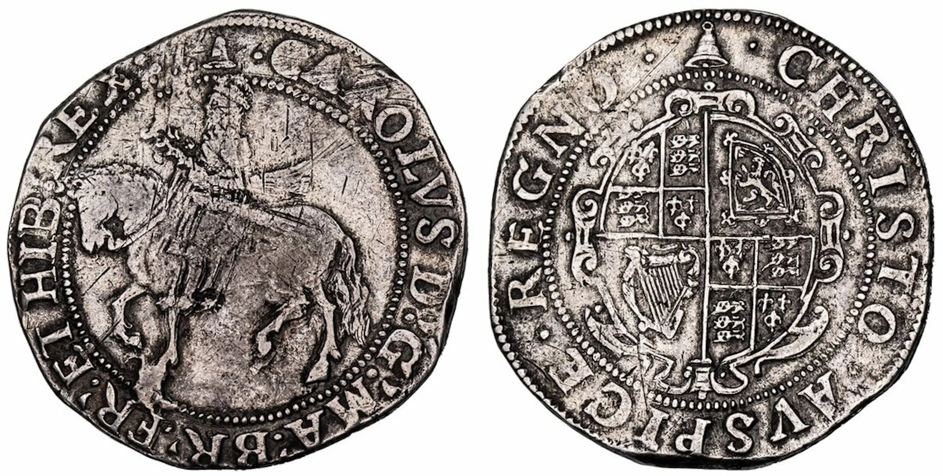 Charles I (1625-1649), Group 3, Type 3a1, Halfcrown, 1634-1635, Tower