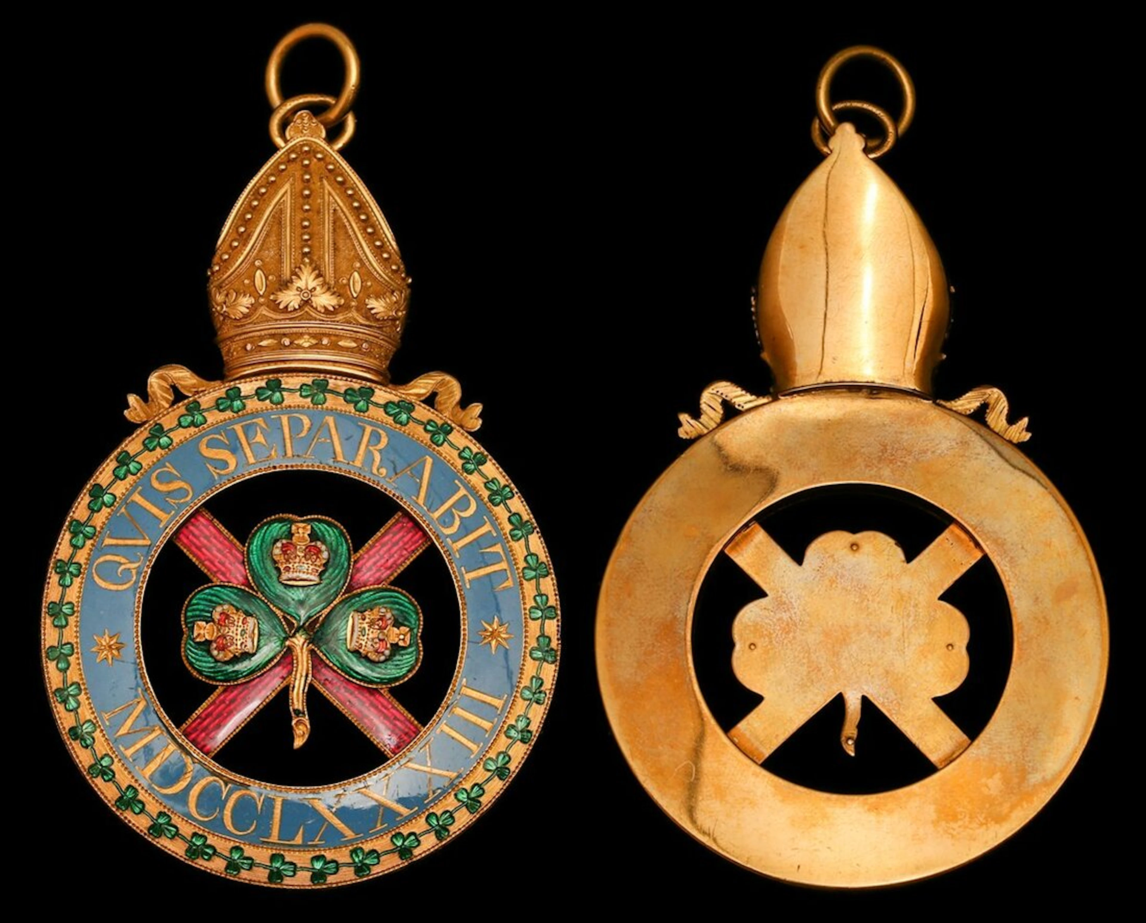 The Order of St Patrick's Prelate Badge attributed to The Most Reverend