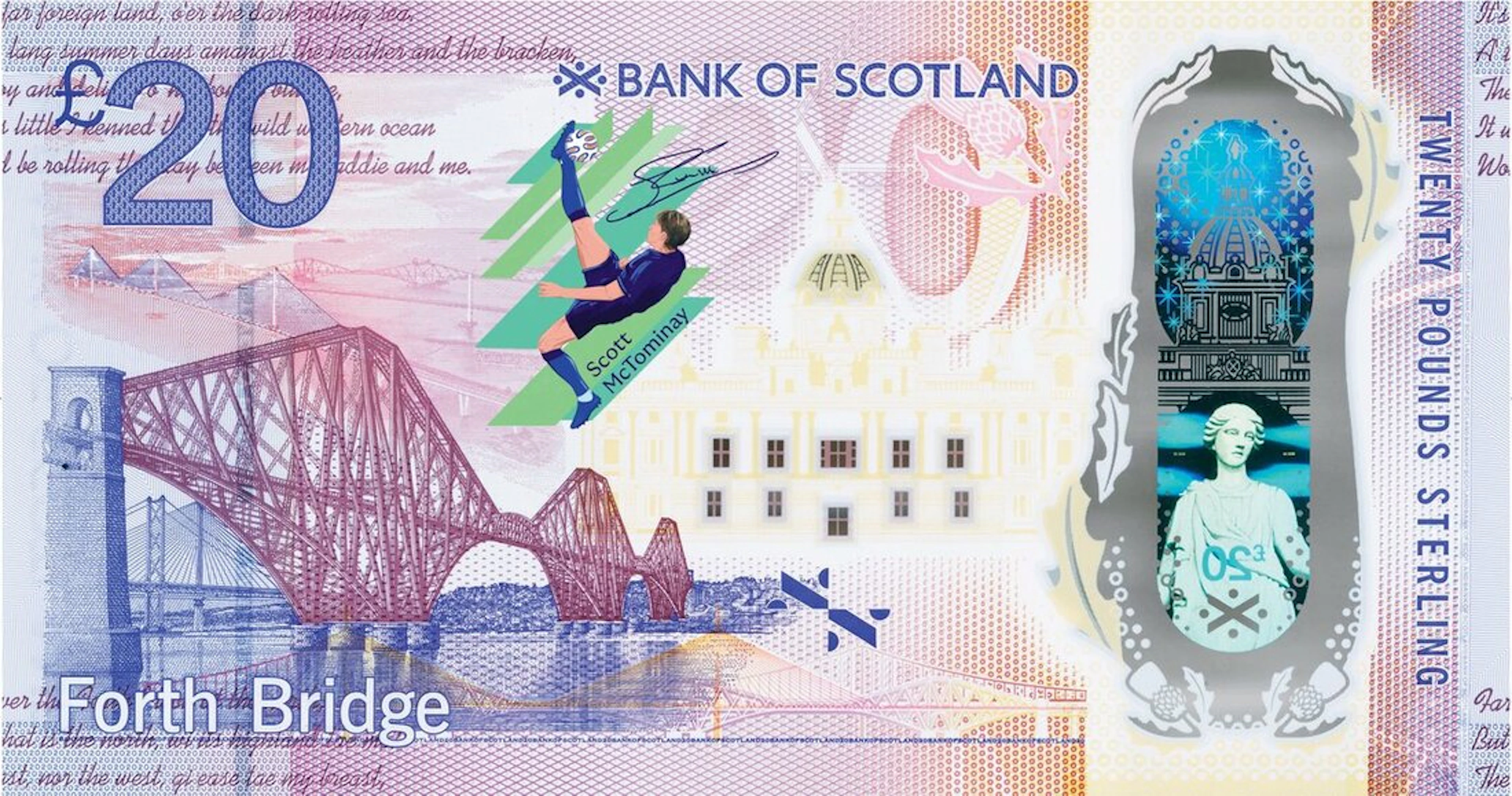 Bank of Scotland, Polymer £20, 16th August 2021 (2026), Limited Edition