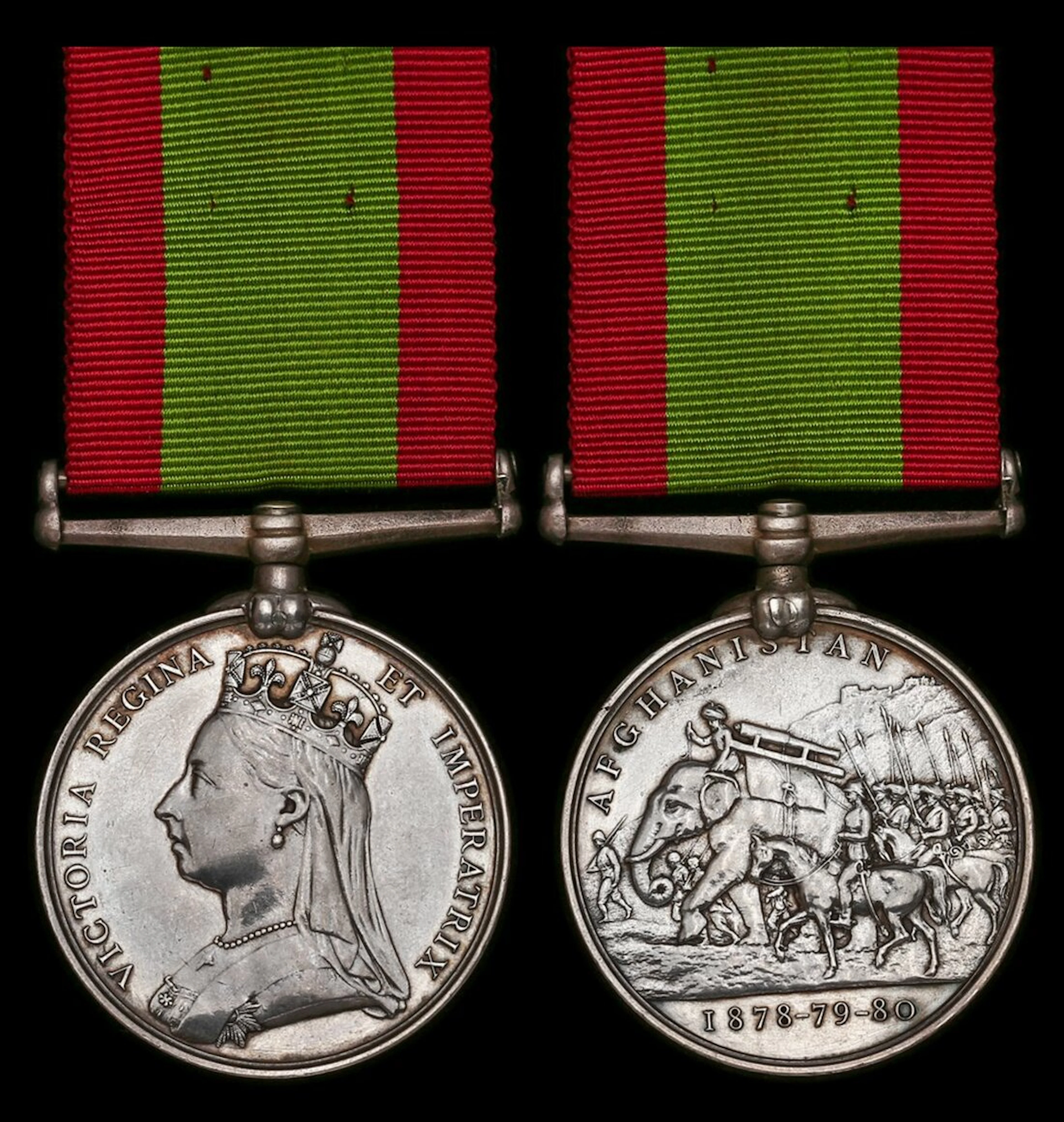 The rare and exciting Afghanistan Medal awarded to Lieutenant-Colonel