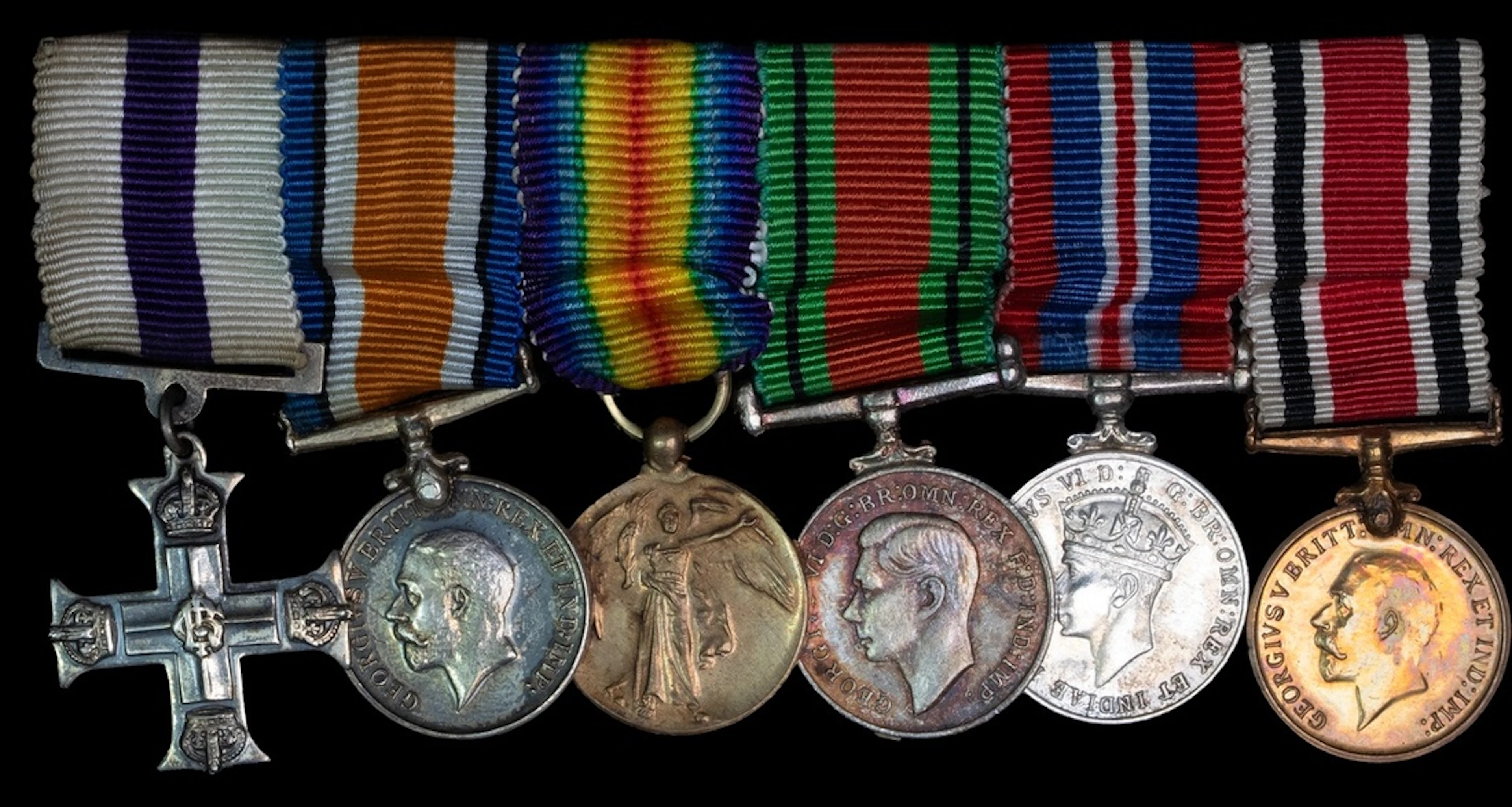 Sold by Order of a Direct Descendant The mounted dress miniatures