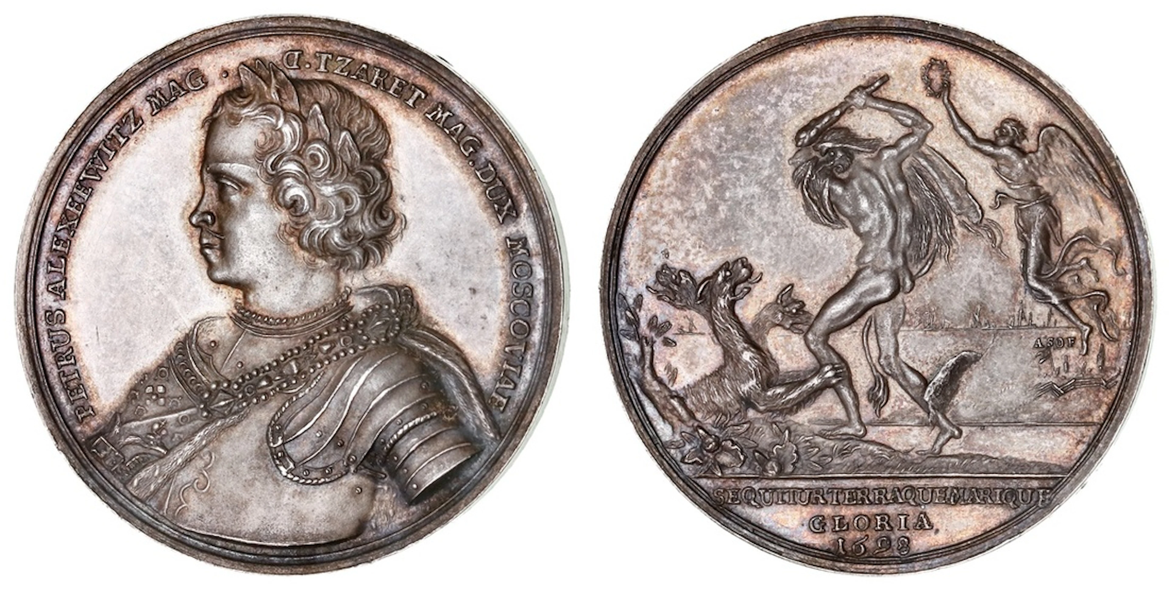 NGC MS62 | *Top Pop* | Russia, Peter the Great, Battle of Asow, AR