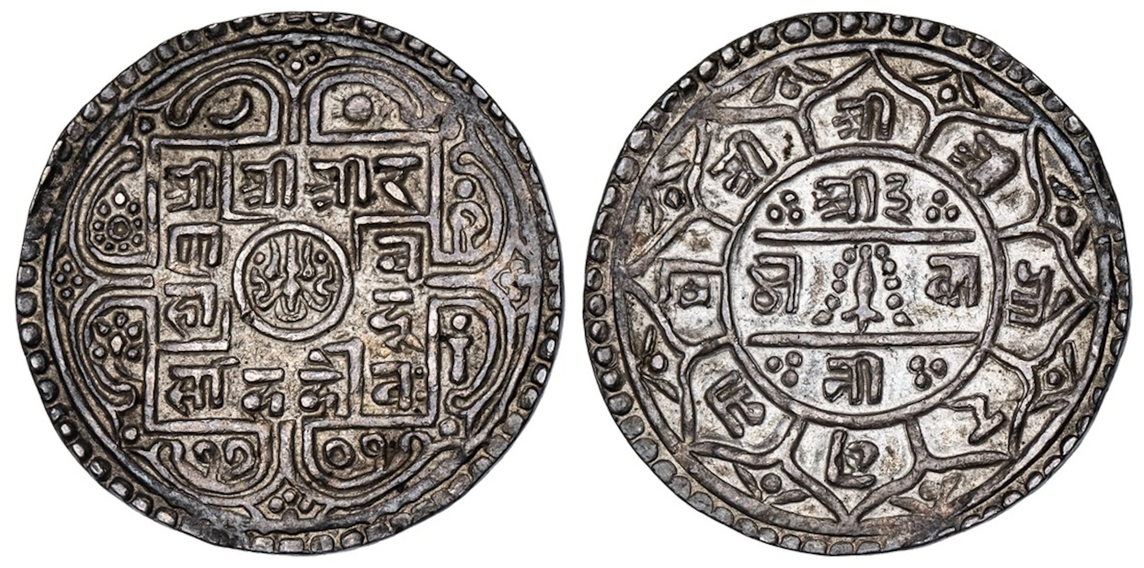 Nepal, Rana Bahadur Shah (1777-1799), Mohar, SE 1701 (1779), (RGV