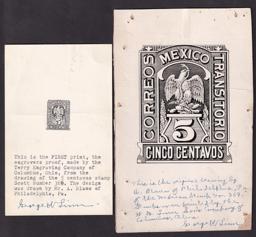 Mexico 20th Century Issues 1914, "Correo Transitorio", a group of