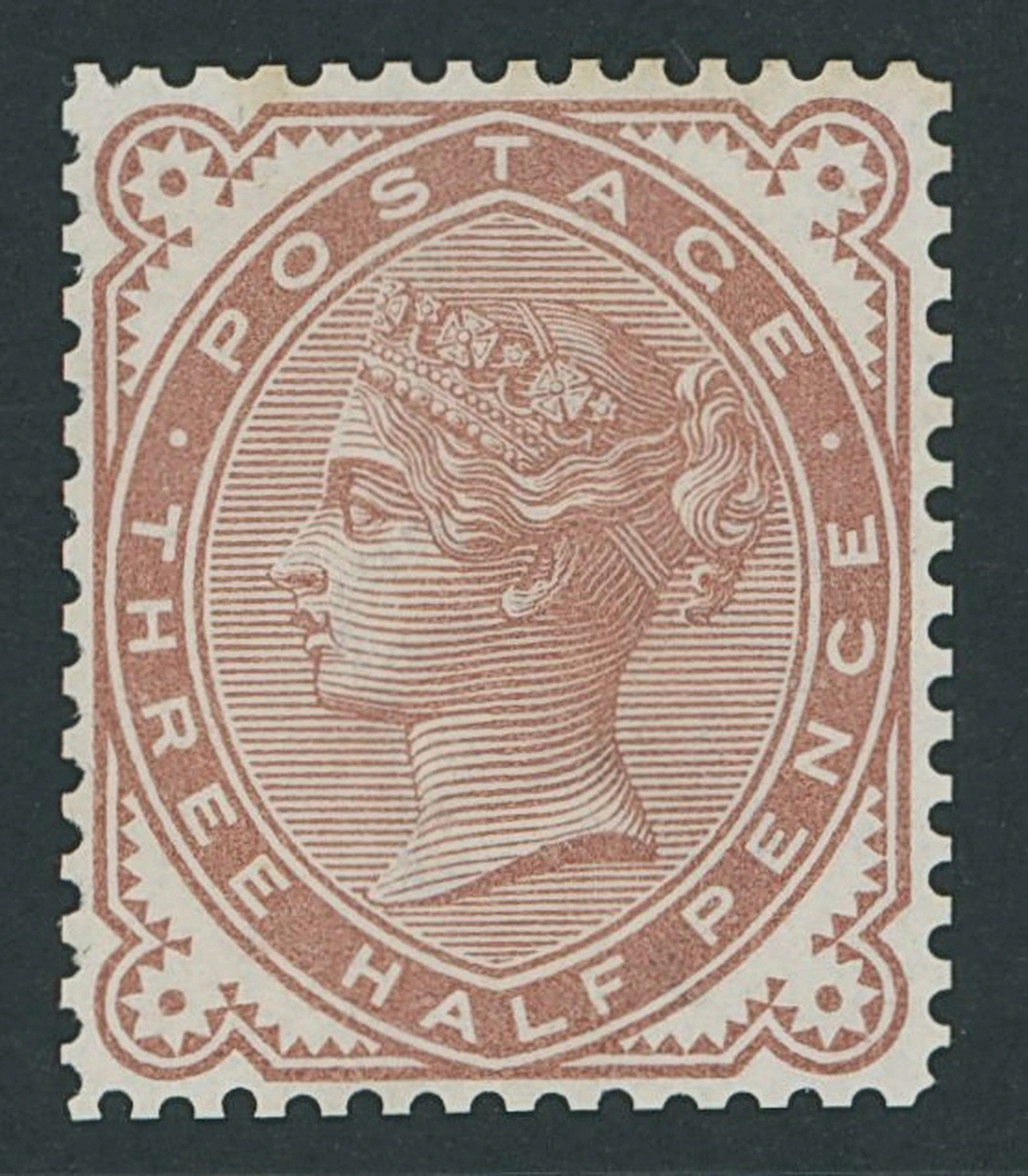 Great Britain Surface Printed Issues 1880-81 1½d. Venetian red perforated