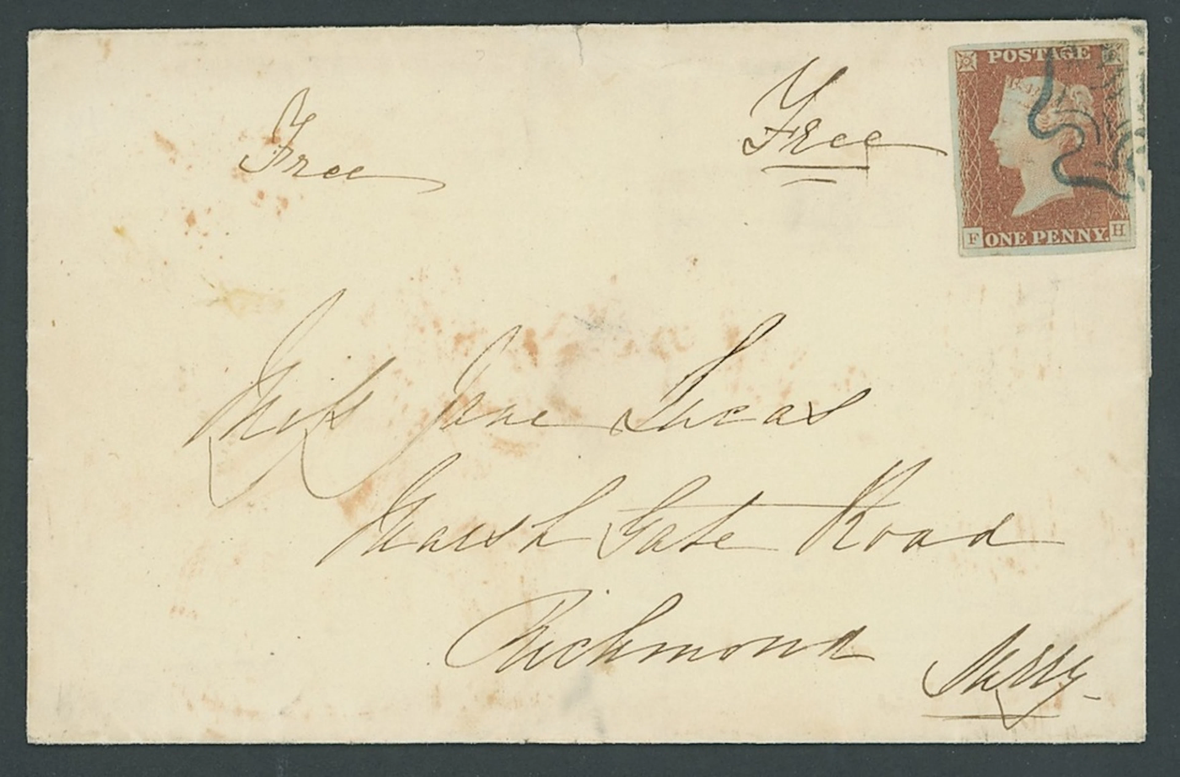 Great Britain 1841-53 One Penny Red-Brown