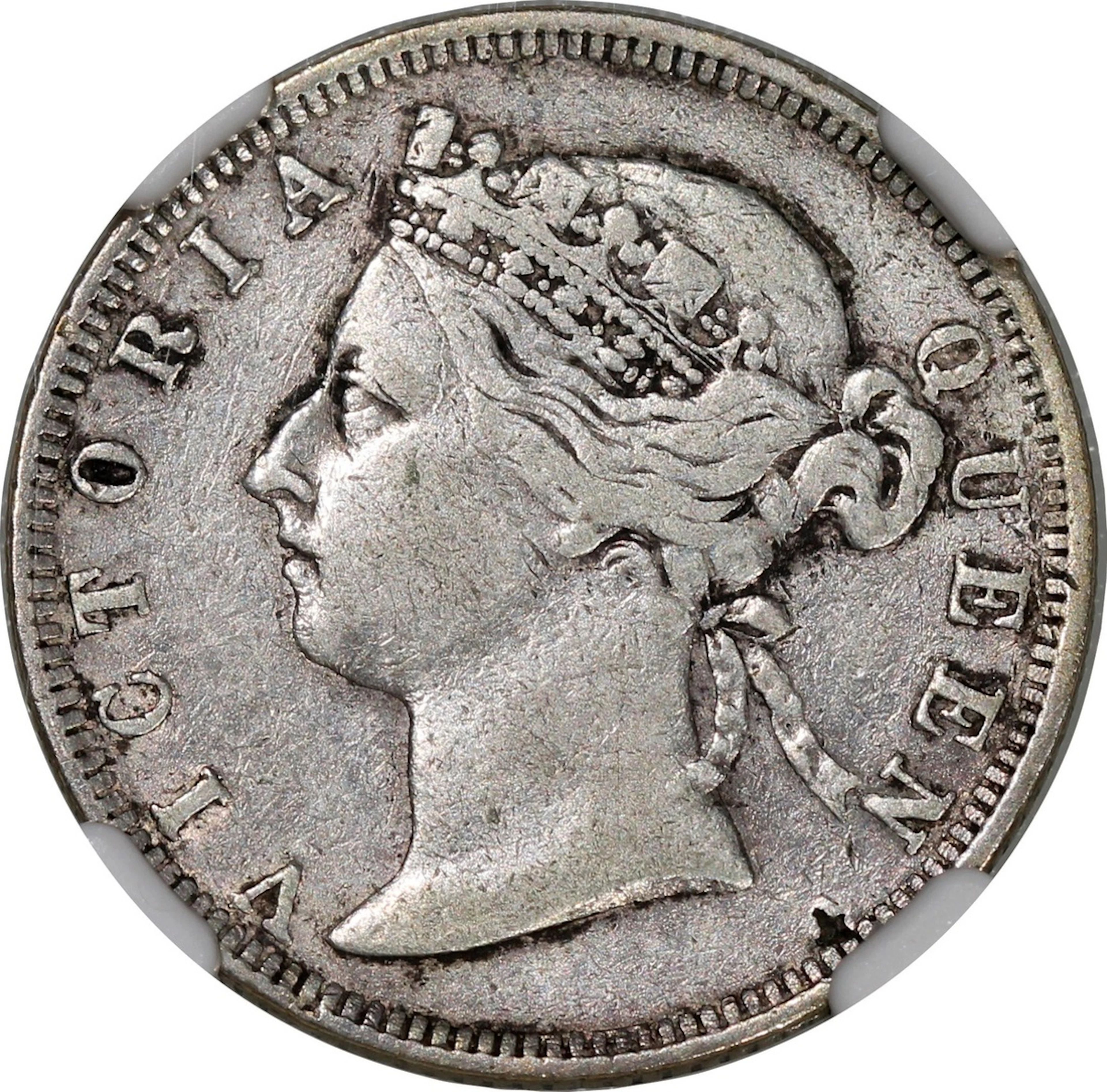 Hong Kong, [NGC XF Details] 20 cents, 1894