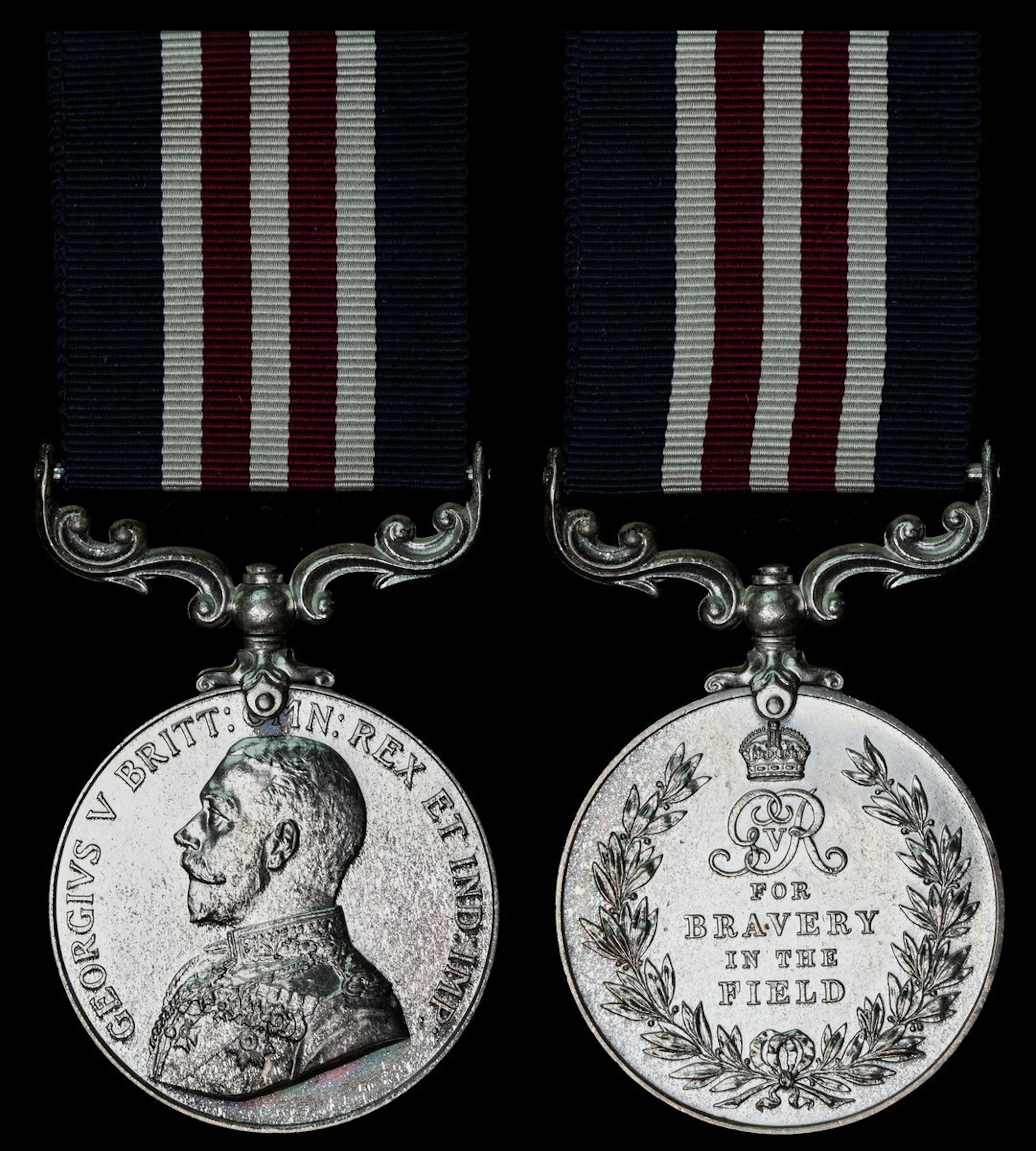 A 1916 M.M. awarded to Serjeant T. Gregory, Royal Field Artillery
