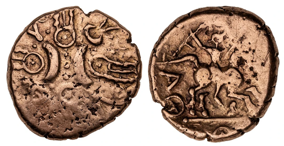 Catuvellauni, Tasciovanus (25 BC - AD 10), AV Stater, Warrior Type