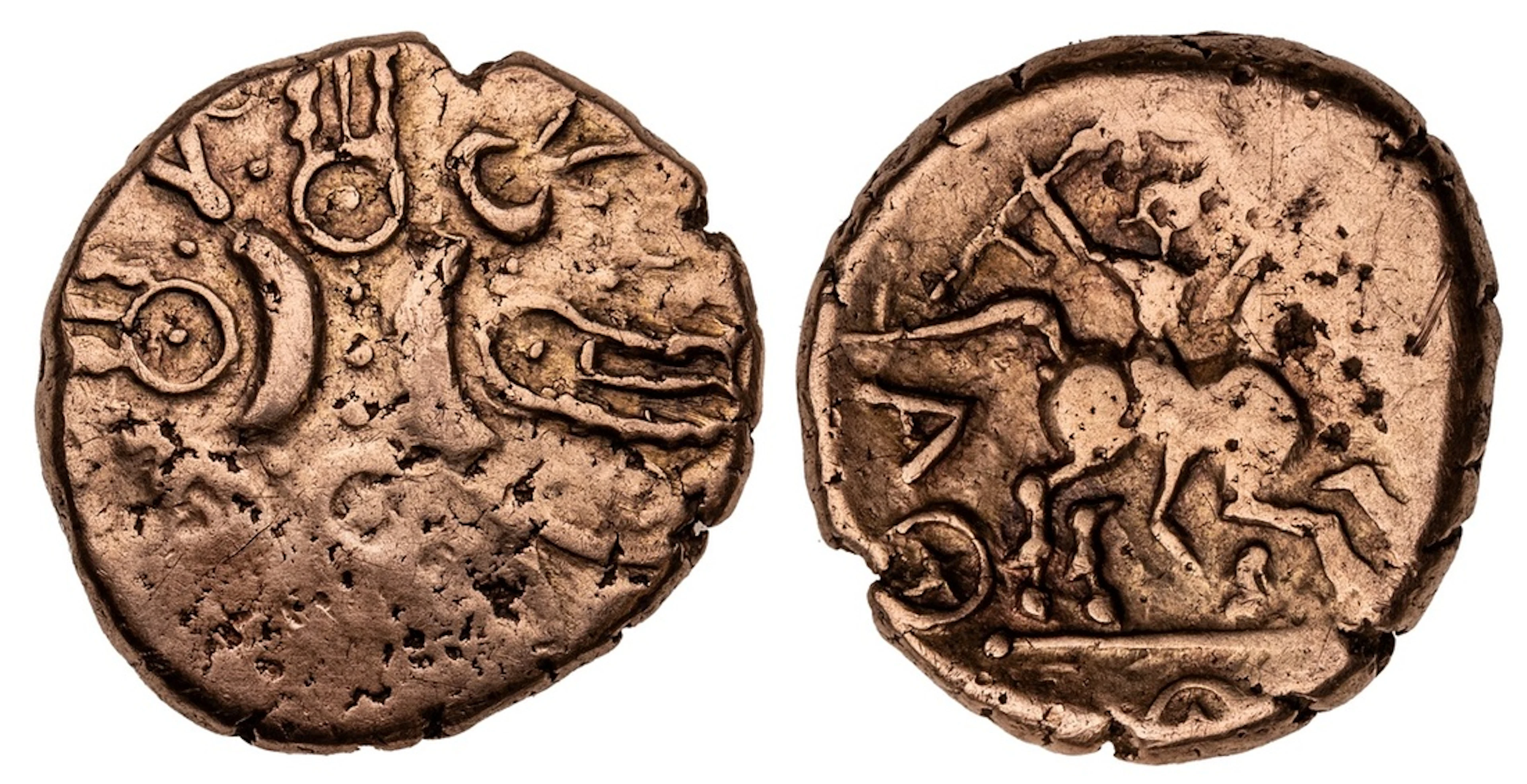 Catuvellauni, Tasciovanus (25 BC - AD 10), AV Stater, Warrior Type