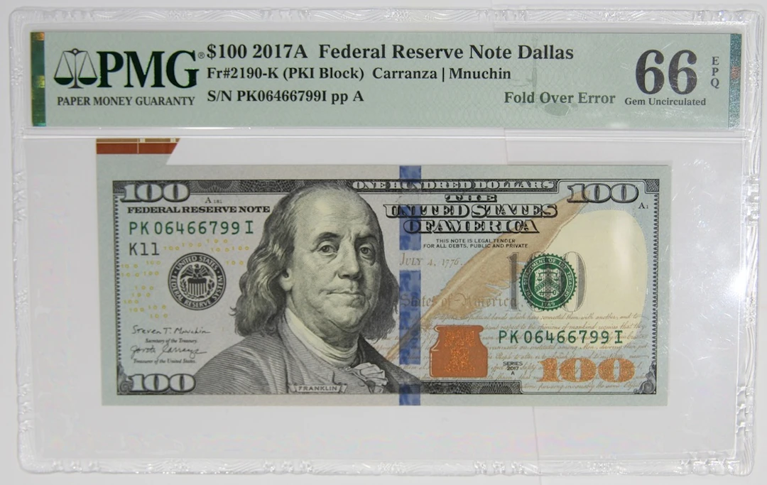 United States, Federal Reserve Note, St. Louis, ERROR $100, 2017A