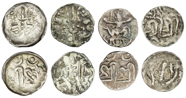 Nepal, anonymous, Dam of Tanka standard, undated (3), Obv. Śrī Śrī with cre...