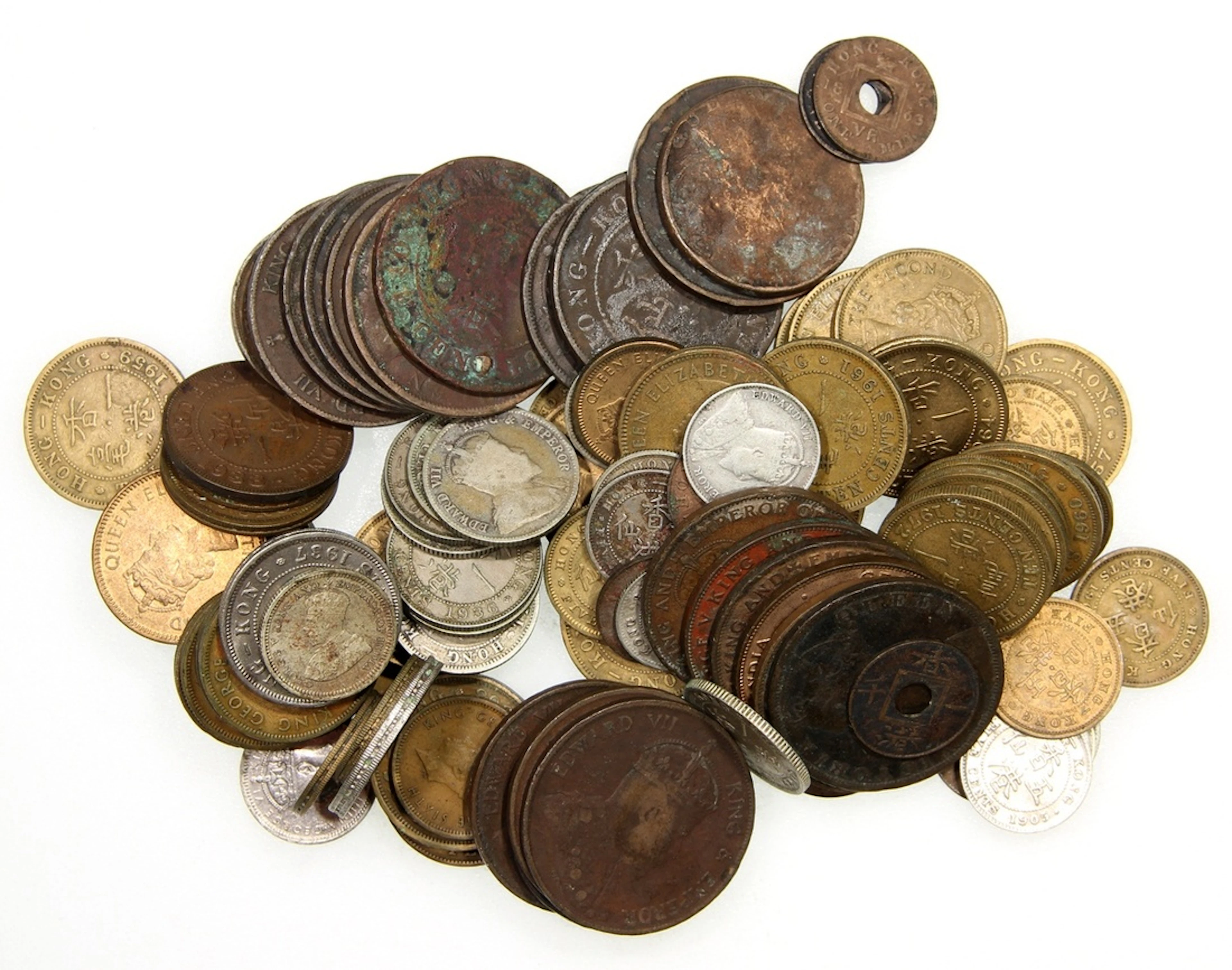 Hong Kong Coins, a group of 95x, including