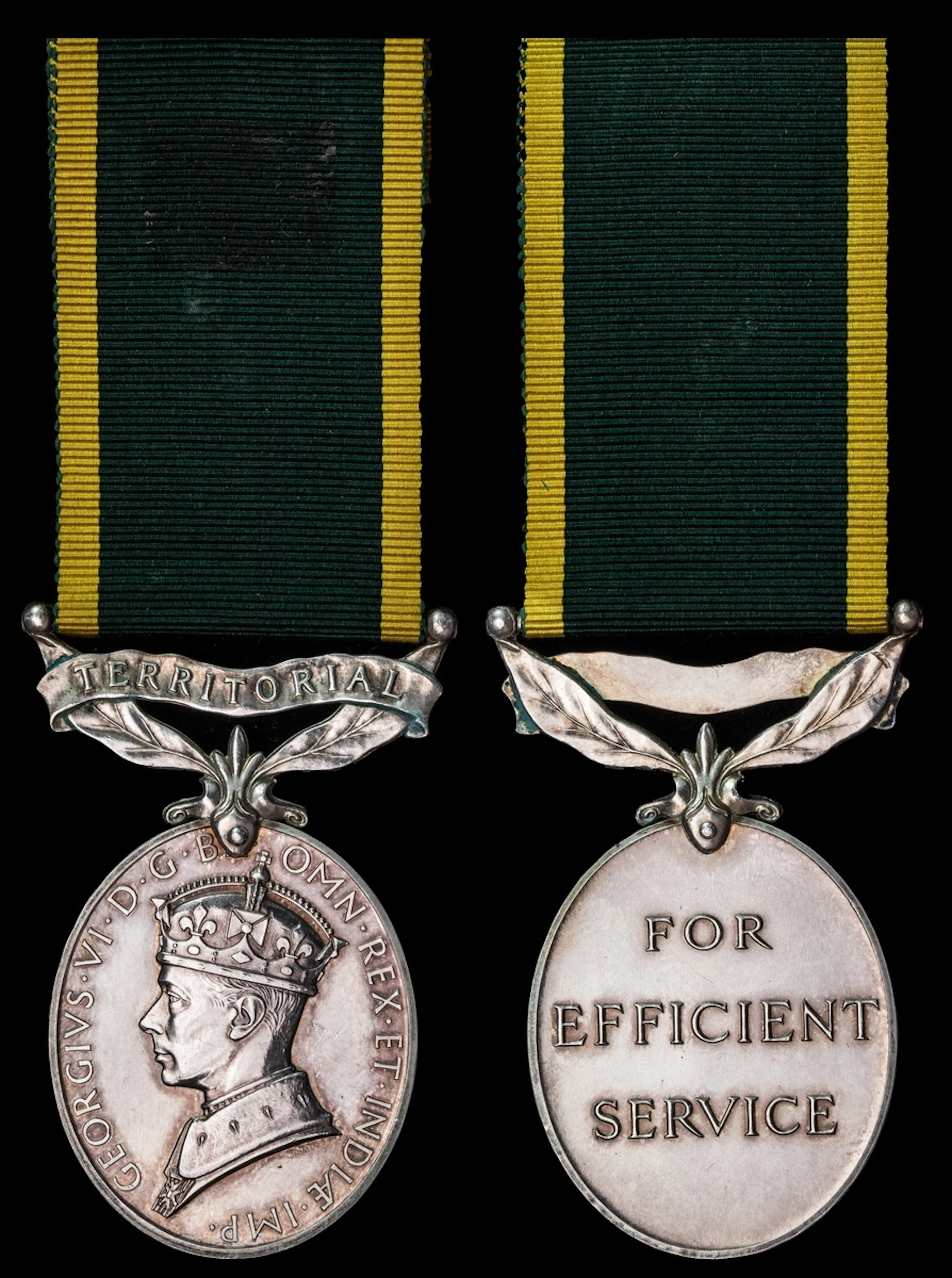 The Efficiency Medal awarded to Fusilier K. J. Ricketts, Royal Fusiliers