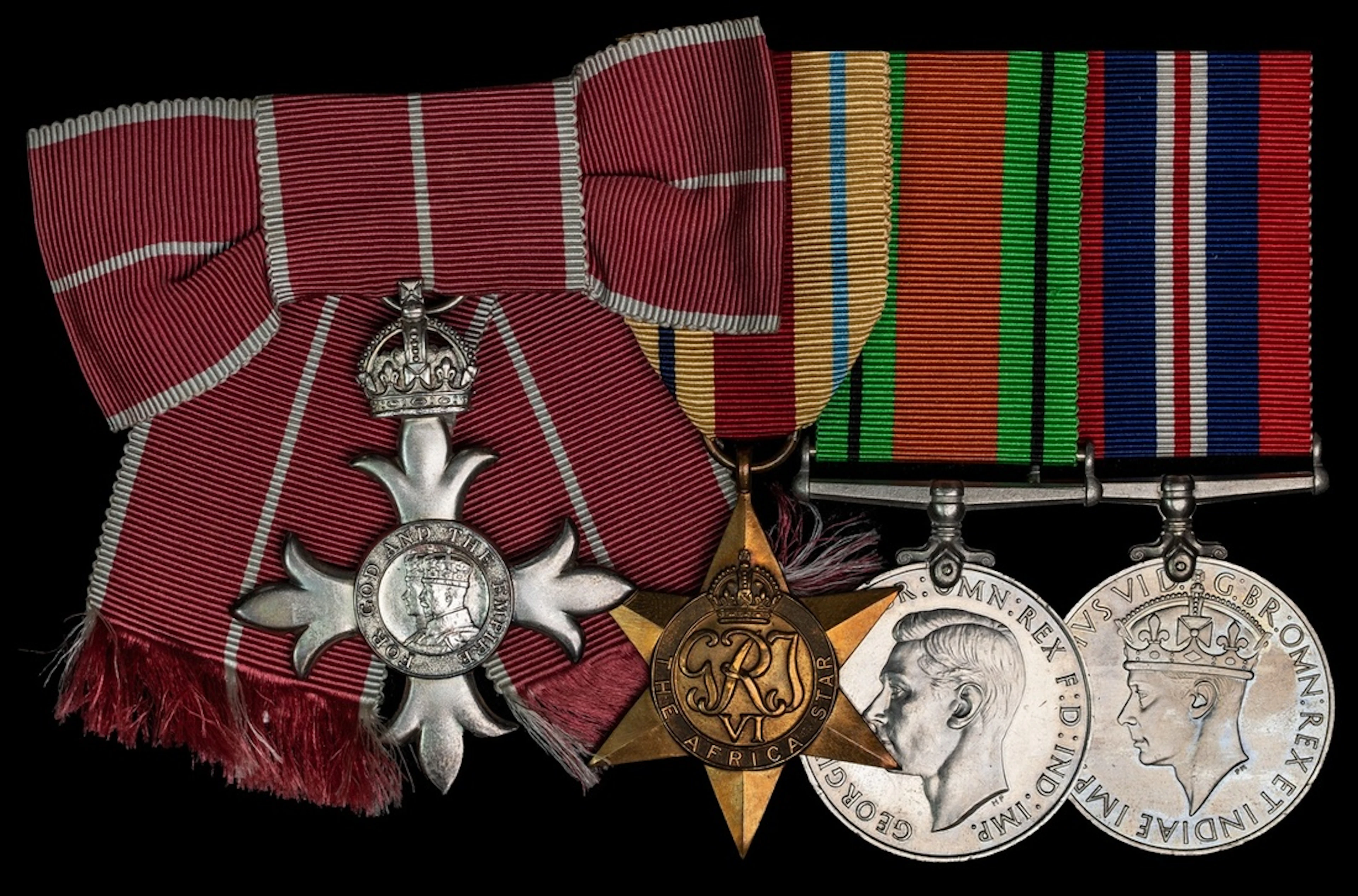 The Second World War M.B.E. group of four awarded to Flight Officer