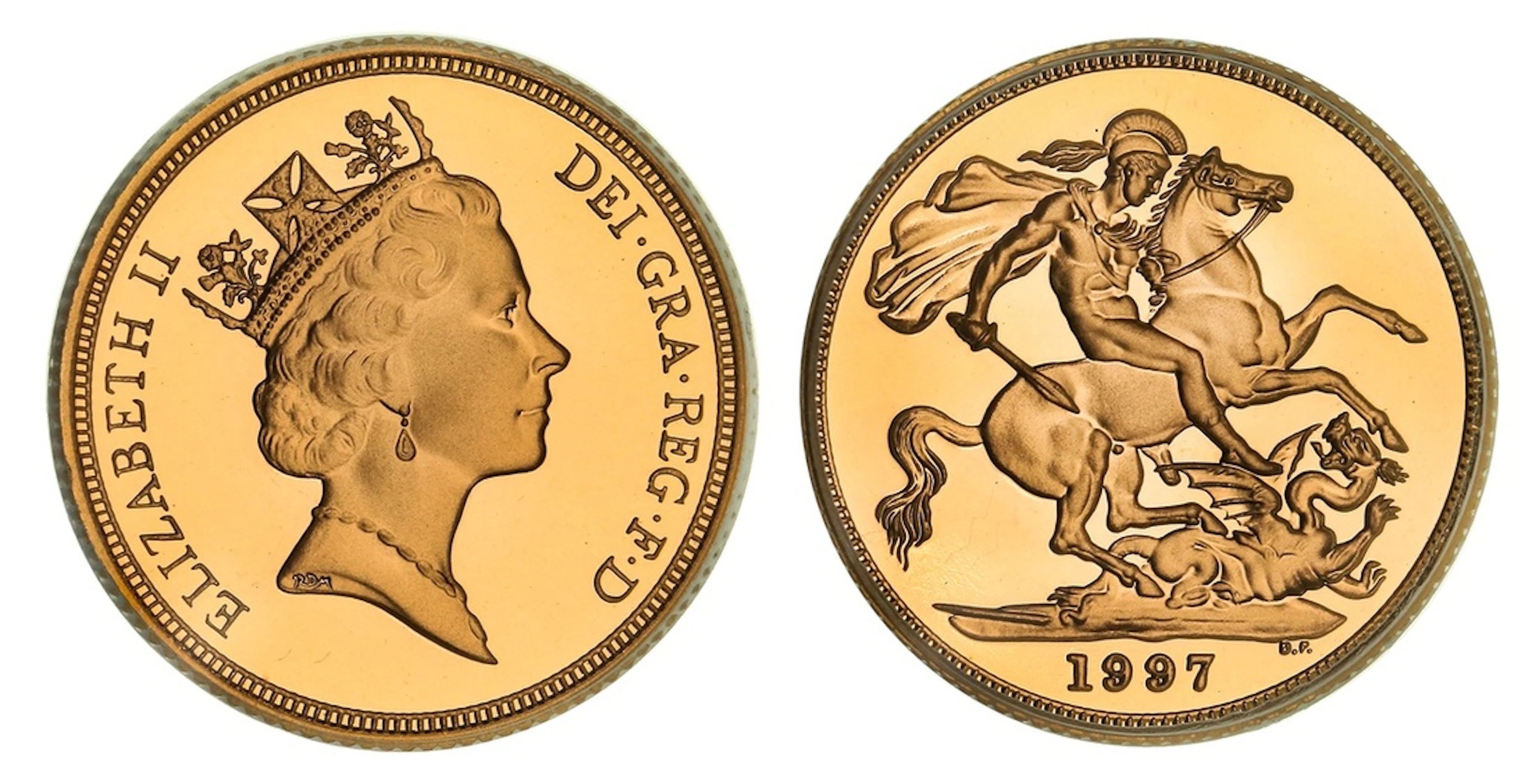 PCGS PR69 DCAM | Elizabeth II (1952-2022), Proof Sovereign, 1997