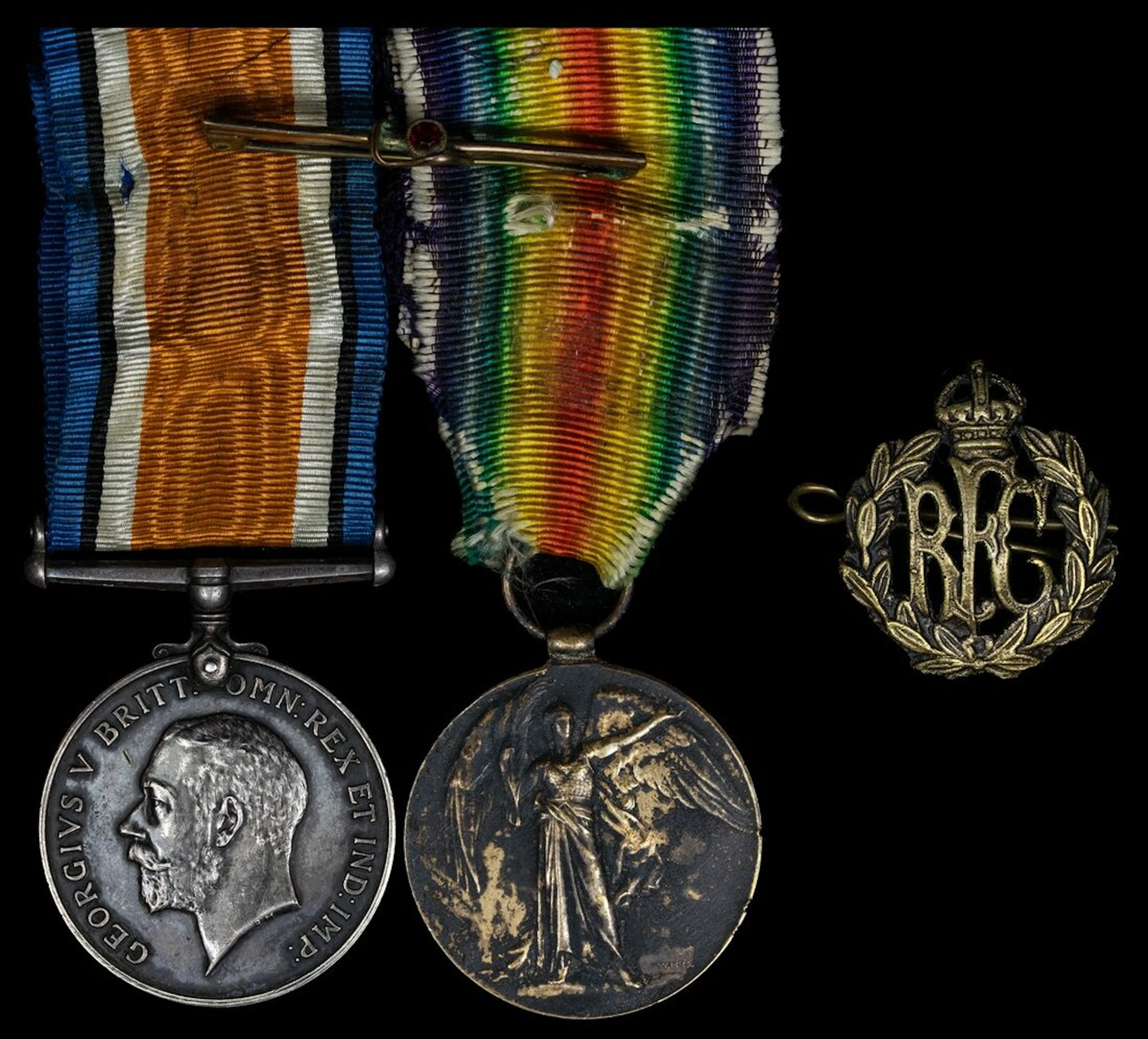 Pair: Second Lieutenant M. A. Rowat, Royal Flying Corps, a Canadian