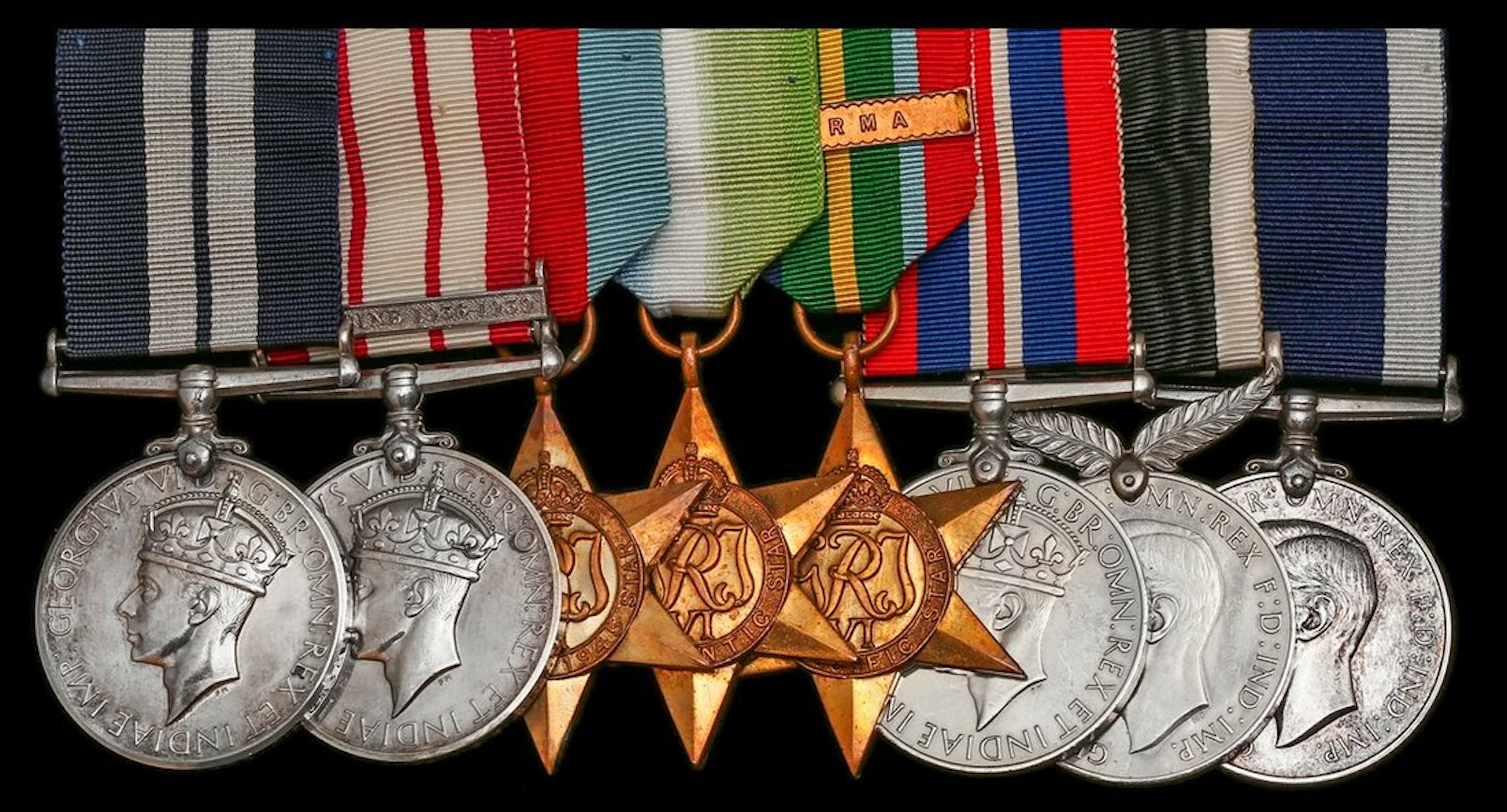 A fine Second War ‘Far East’ D.S.M. group of eight awarded to Chief
