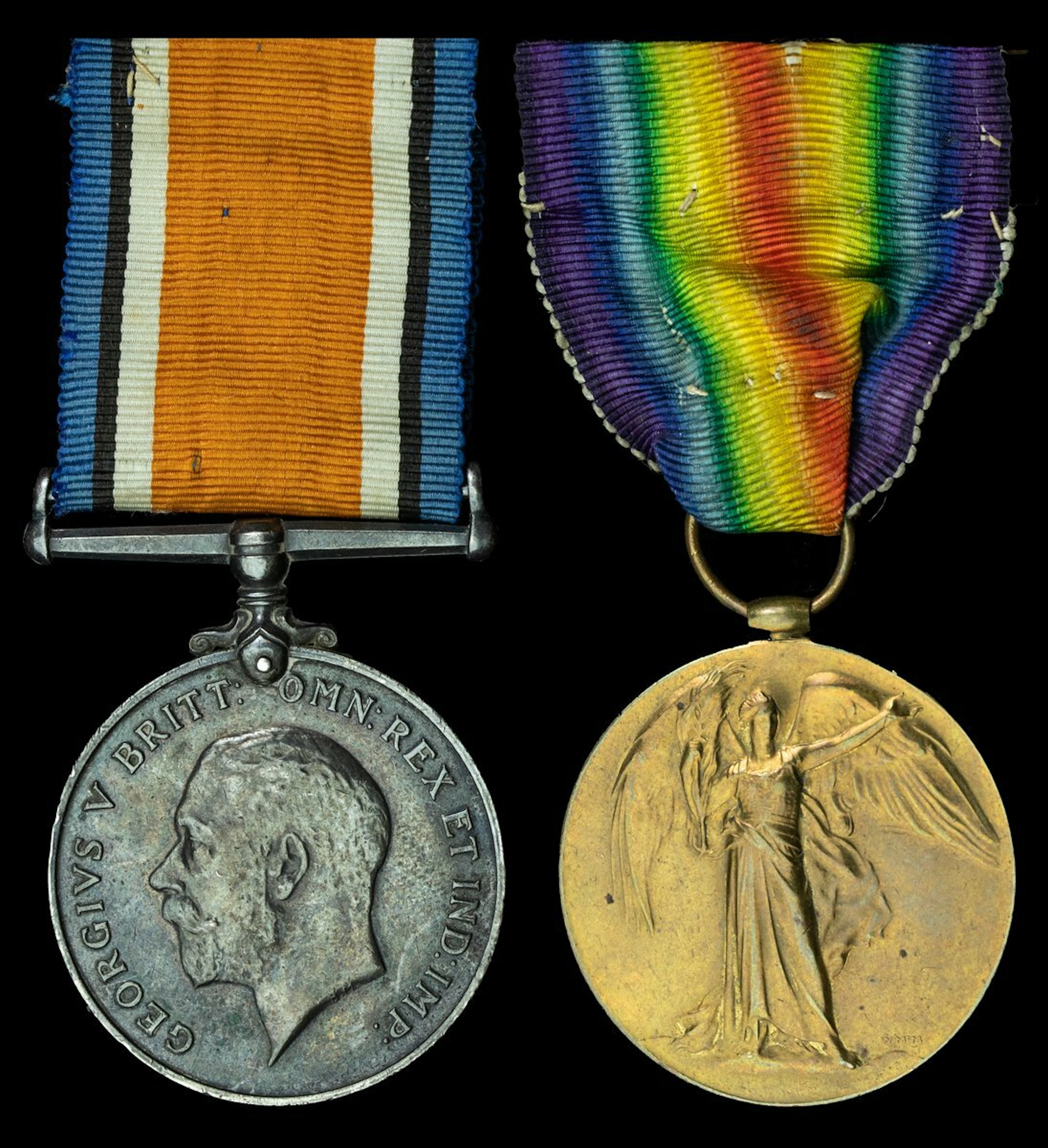 Pair: Driver C. H. Kirk, Army Service Corps (Leicestershire Yeomanry)
