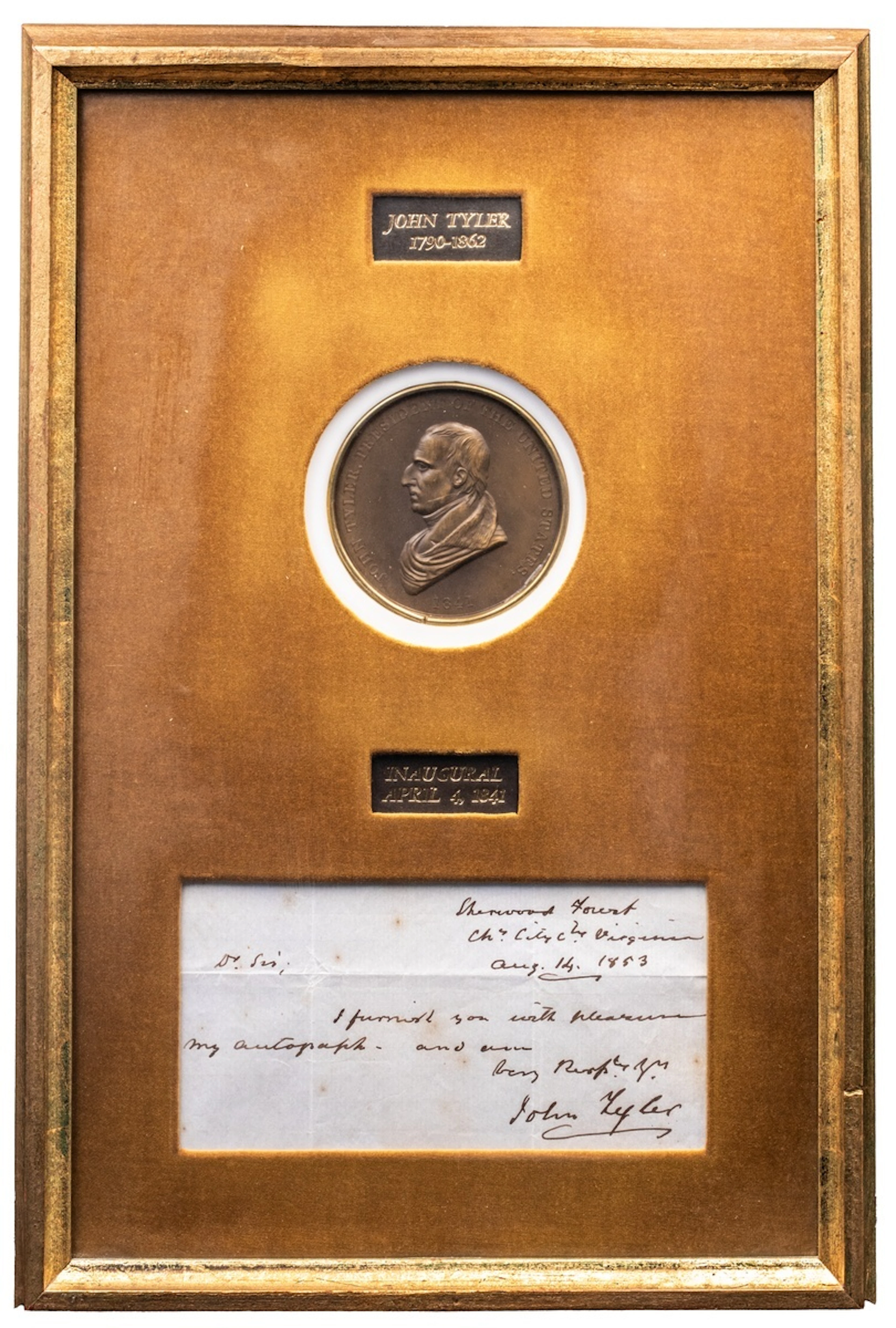 Commanders-in-Chief, JOHN TYLER, 10th President of the United States