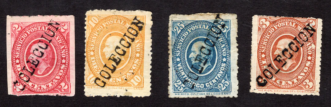 1884-1913 Post-Classic Period 1885, "Medallion", 2c., 3c., 5c., 6c.