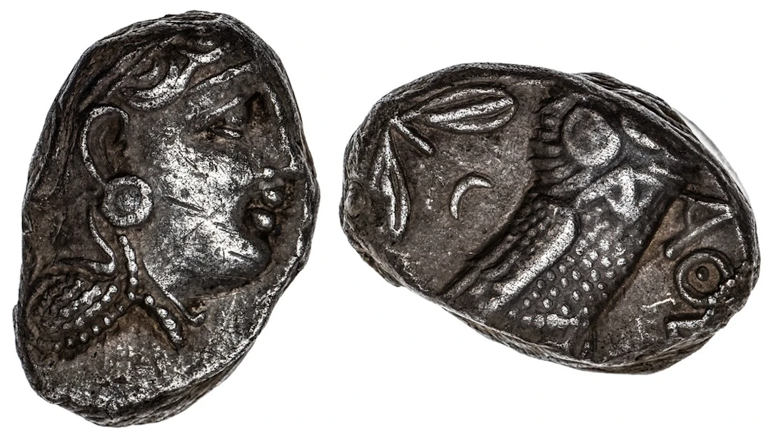 Attica, Athens, AR Tetradrachm, struck c. 454-404 BC, head of Athena