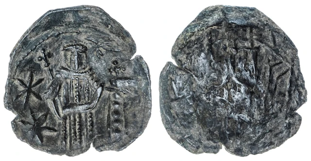 Byzantine Empire, Andronicus II (1282-1328), AE Trachy, St Demetrius