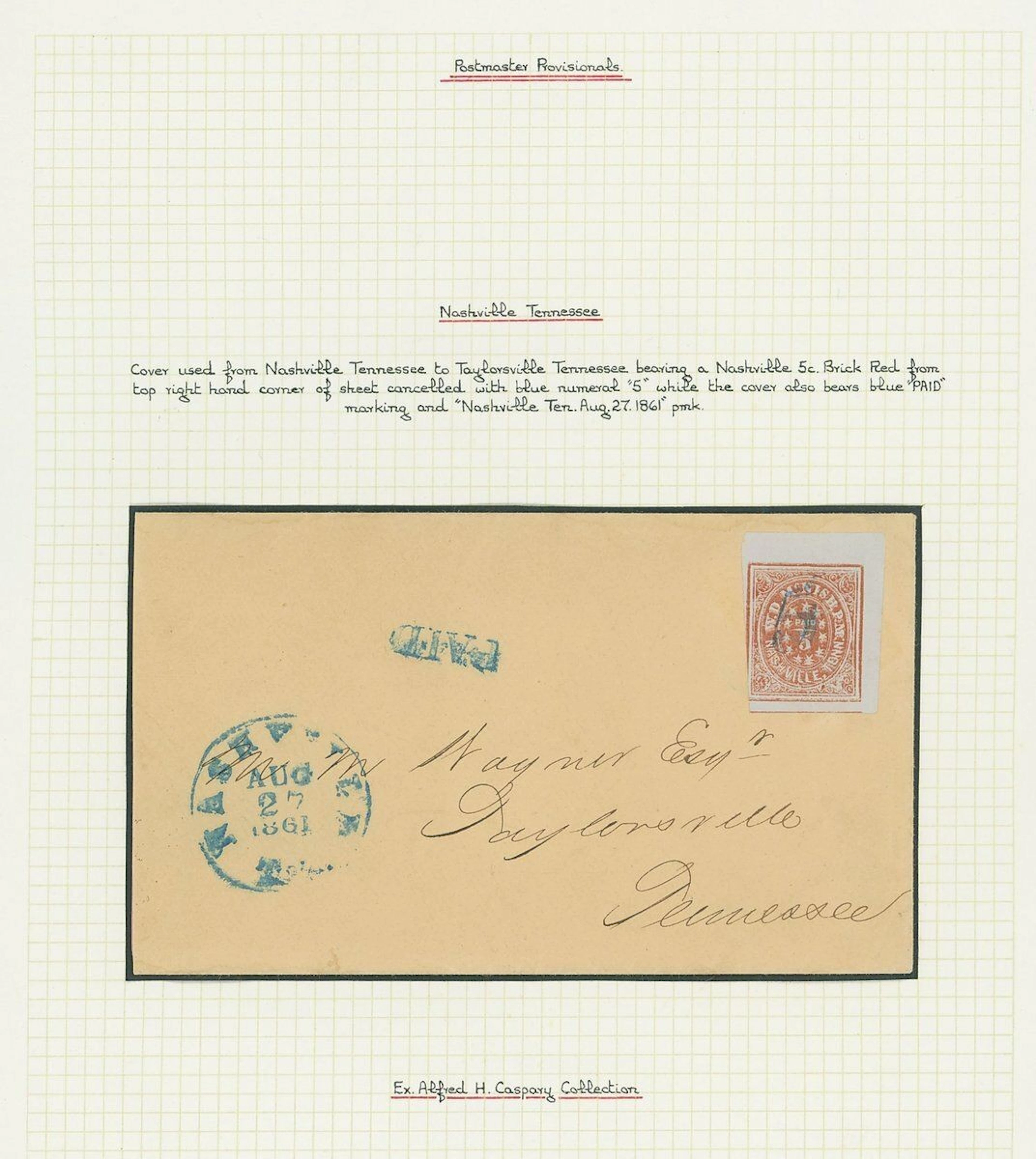 United States Confederate States stamps and mainly postal history