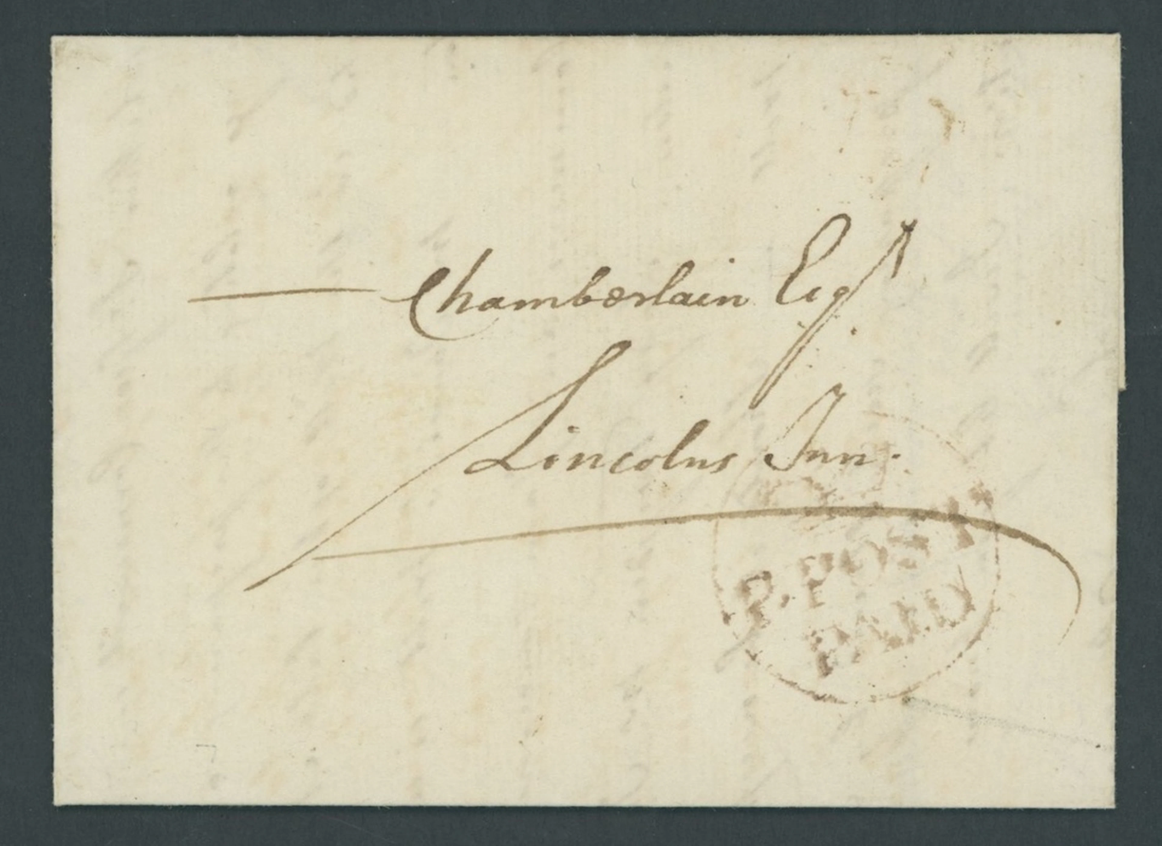 Great Britain Postal History 1794 (1 Aug.), entire letter to Lincolns