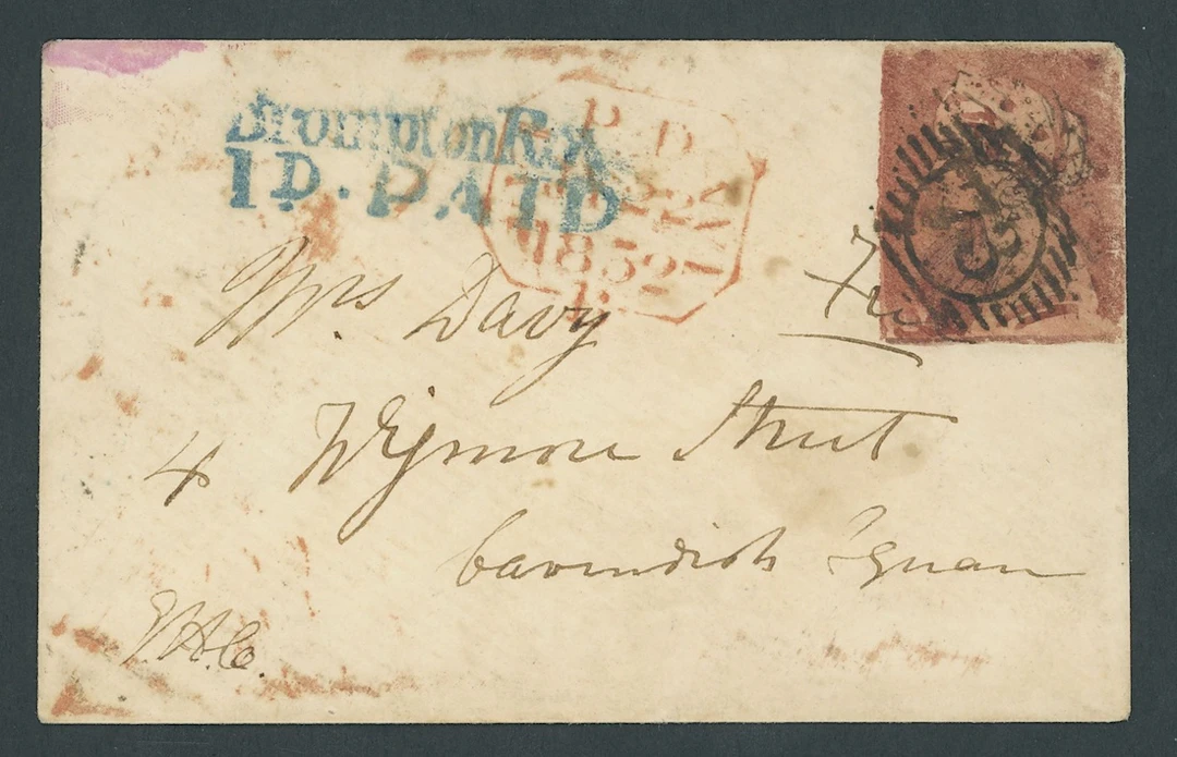 Great Britain Mulready Caricatures and Illustrated Envelopes 1852