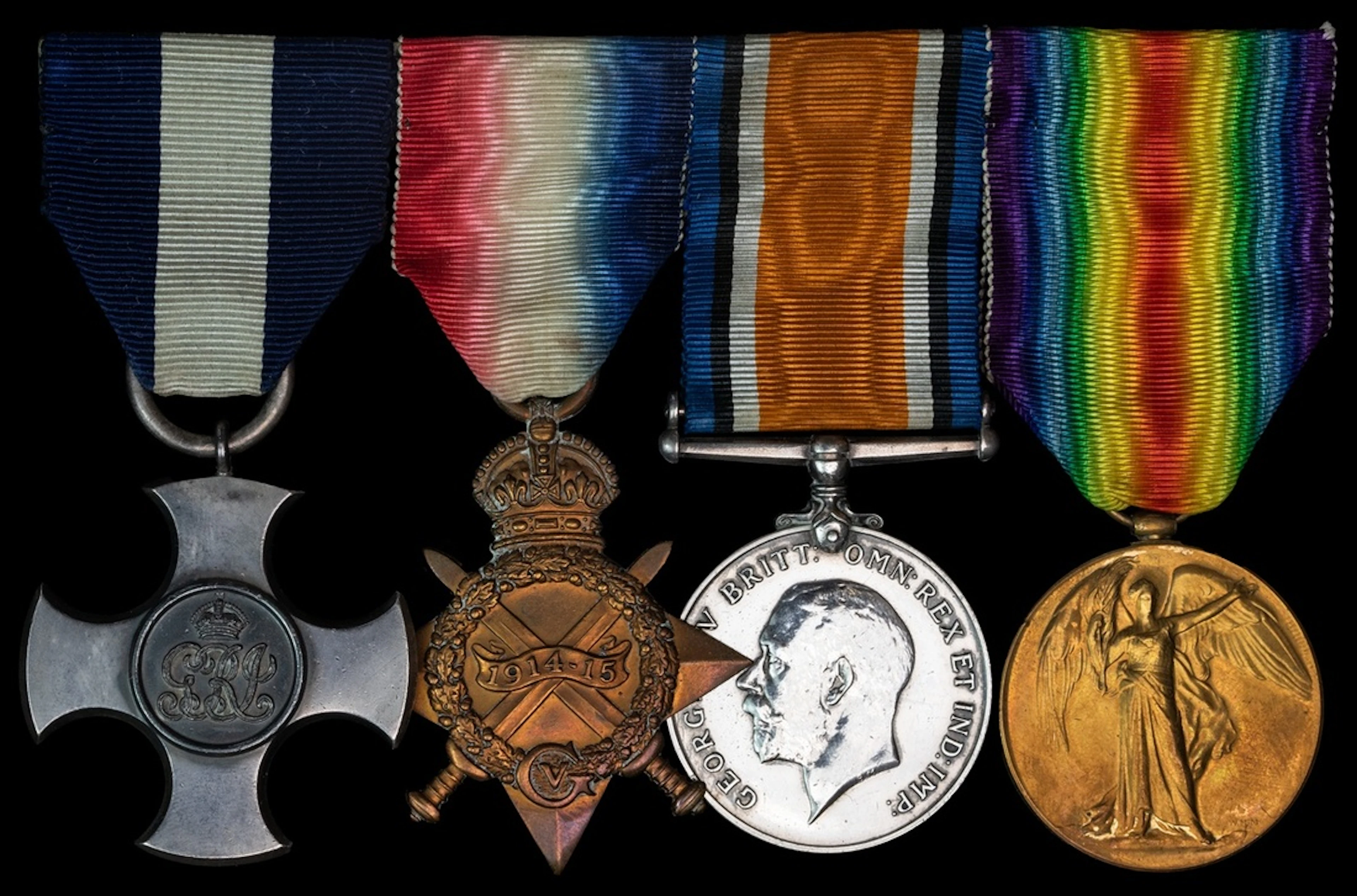 The 'Sinking of H.M.S. Kempton 1917' D.S.C. awarded to Commander A.