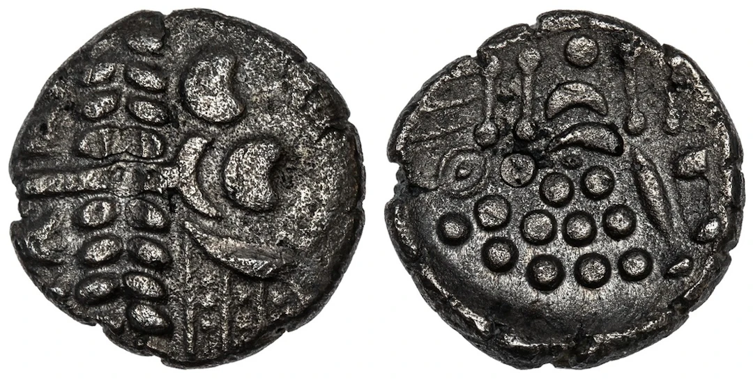 Durotriges (58 BC - AD 43), AR Stater, 'Cranborne Chase' Type, wreath