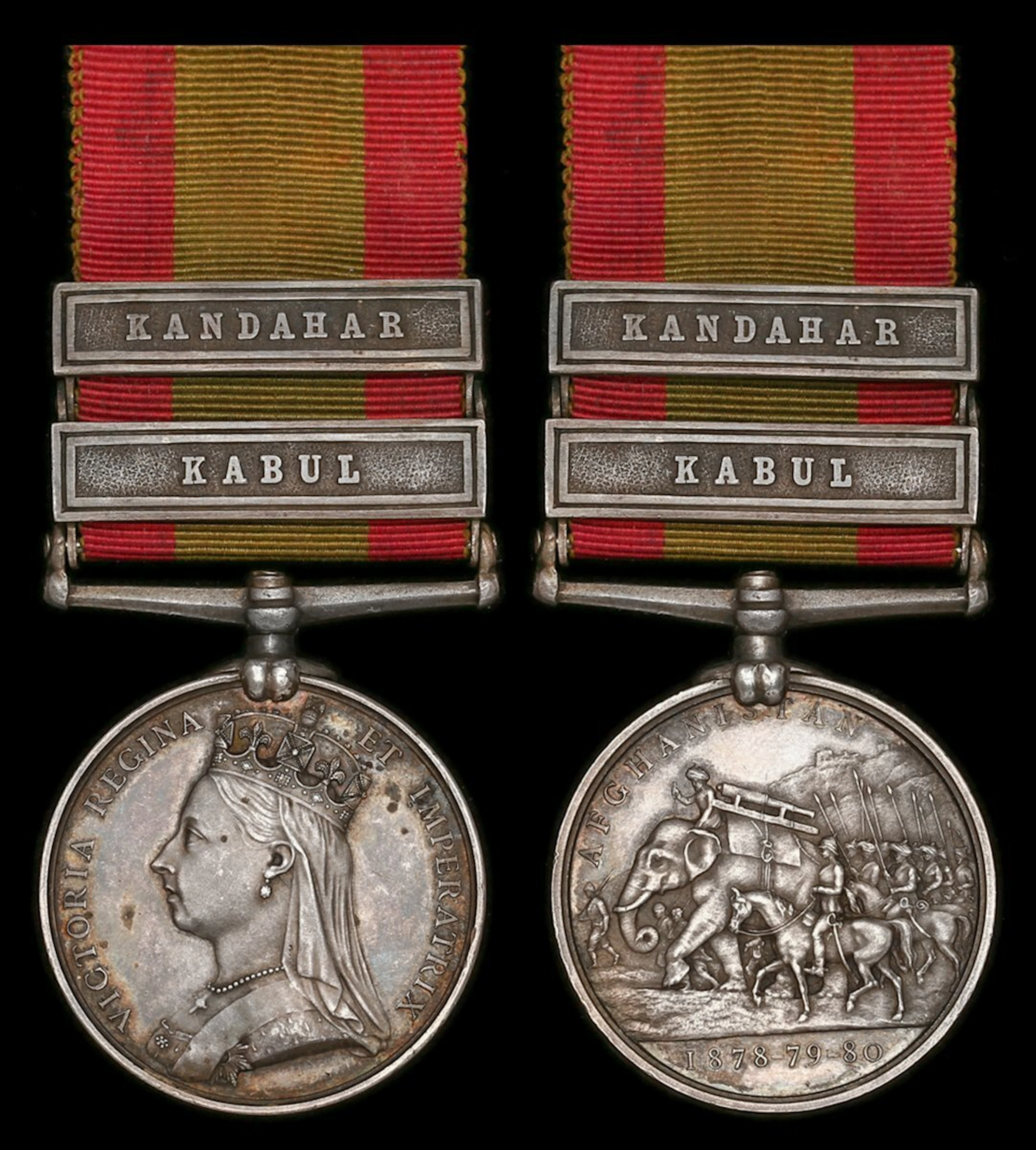 The Afghanistan Medal awarded to Private D. Welsh, 9th Queen's Royal