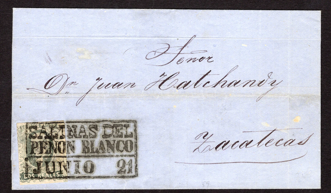 1861 "Hidalgos" Various Districts. Group of three covers with the