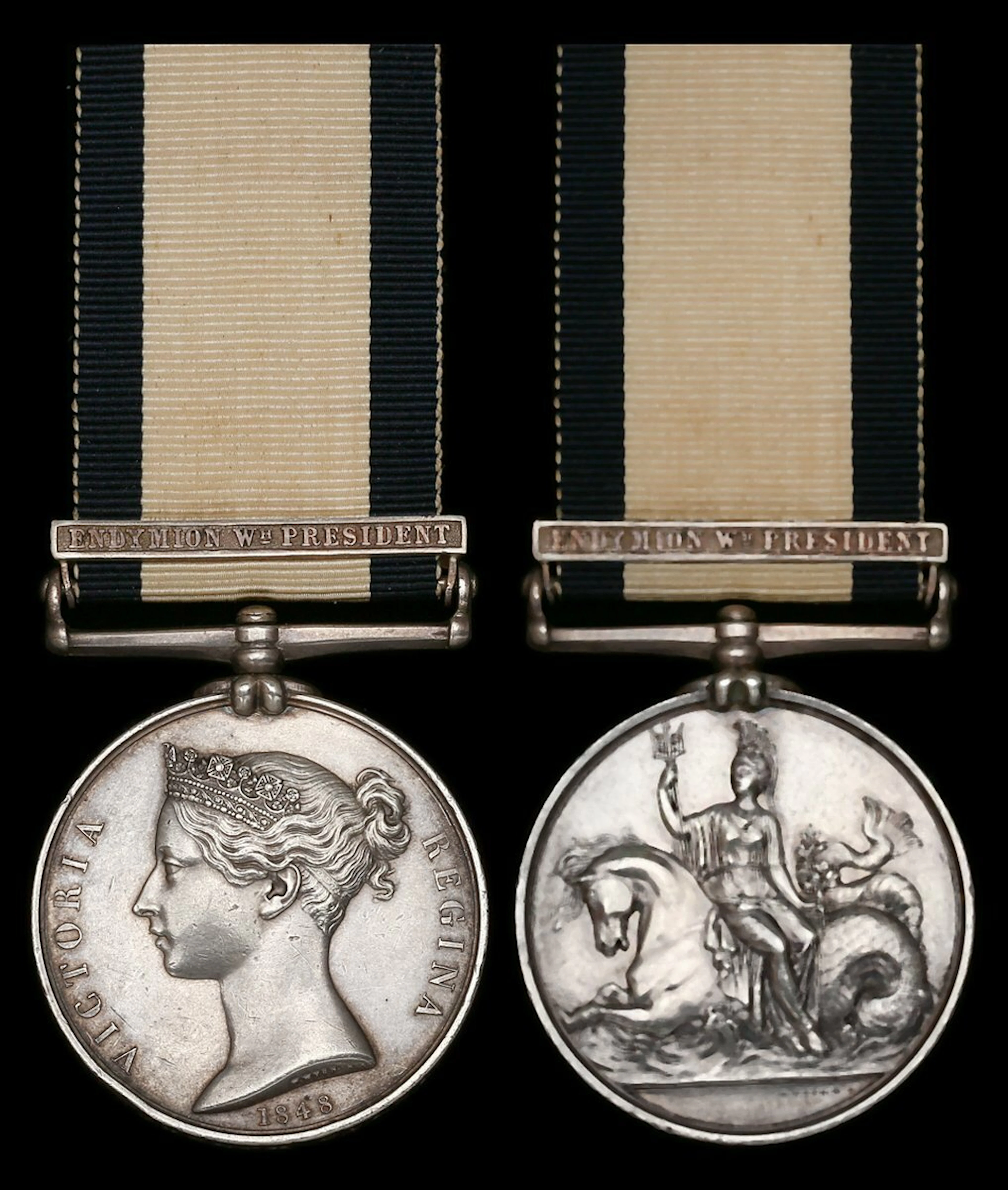 The Naval General Service Medal awarded to Ordinary Seaman J. Guest