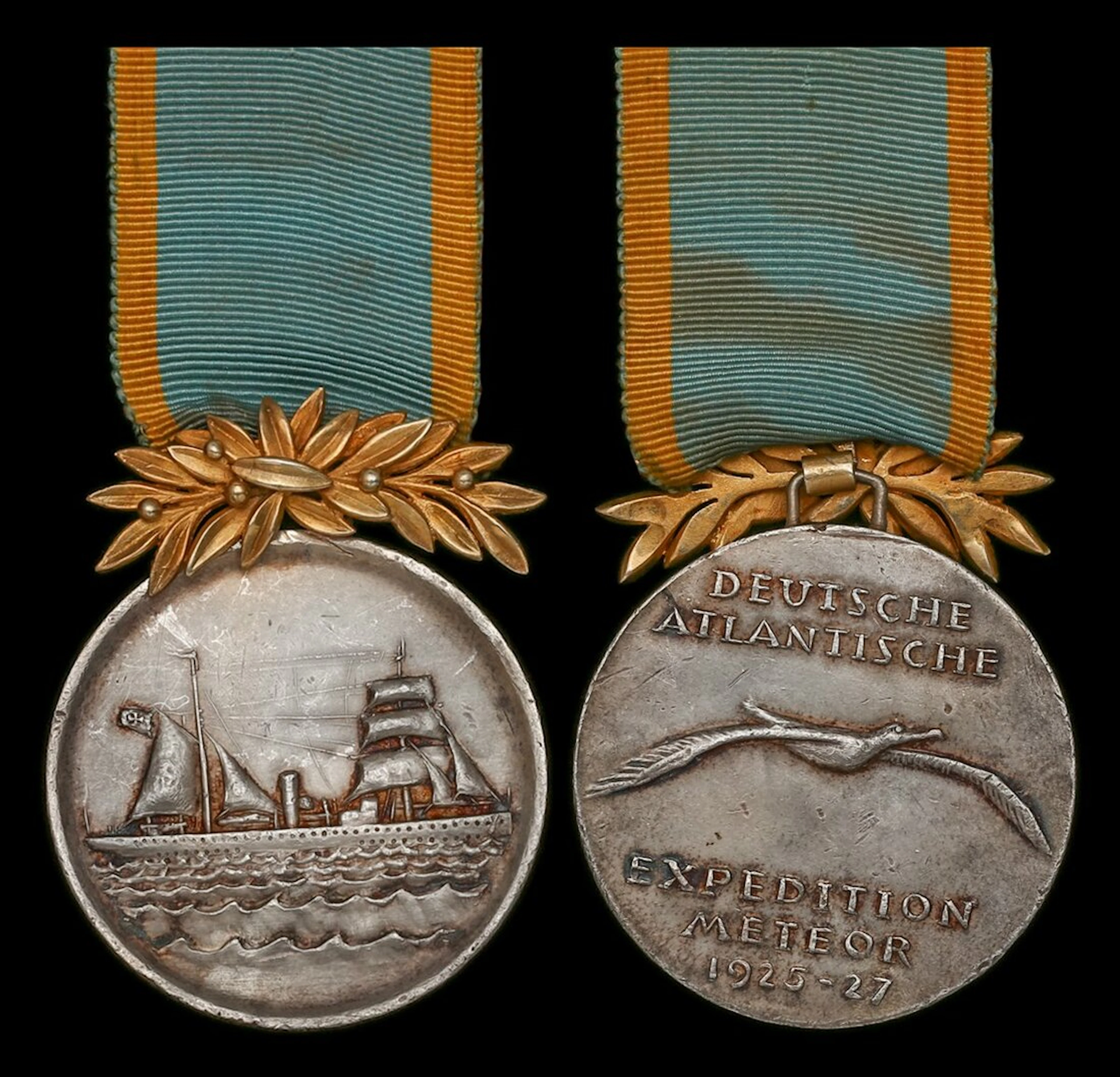 Germany, Weimar Republic, Atlantic “Meteor” Expedition Medal 1925-27